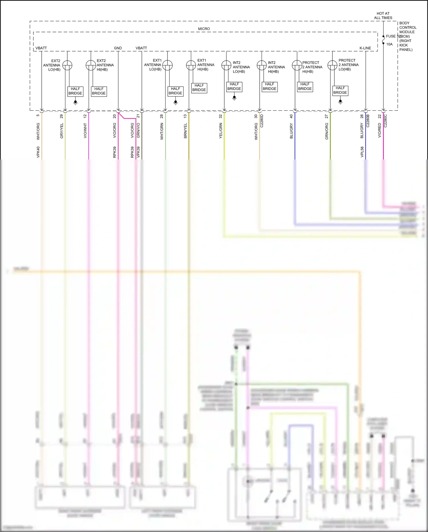 Wiring diagram computer data lines system for Ford F-150 XIII facelift (2017-2020) (25 of 122)