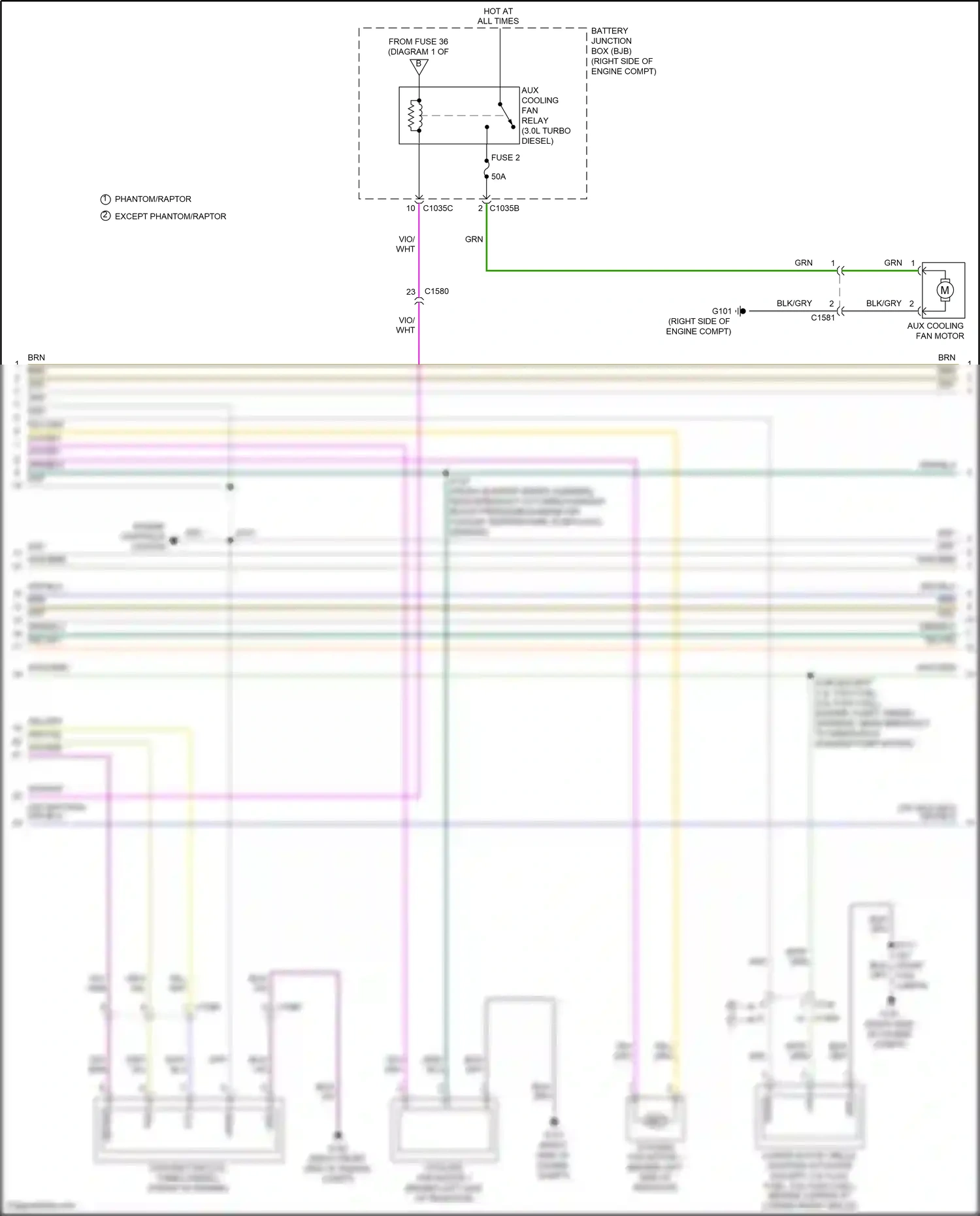 Wiring diagram engine controls system for Ford F-150 XIII facelift (2017-2020) (7 of 18)