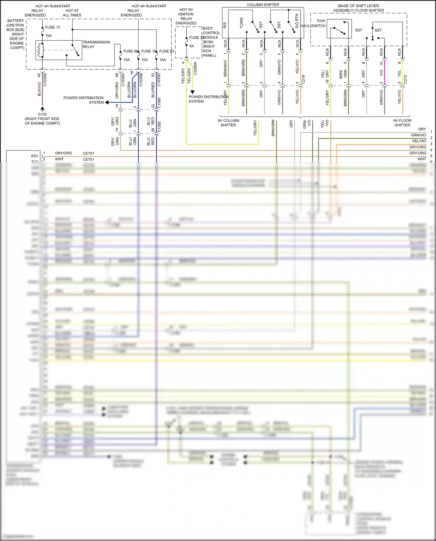Wiring diagram engine controls system for Ford F-150 XIII facelift (2017-2020) (11 of 18)