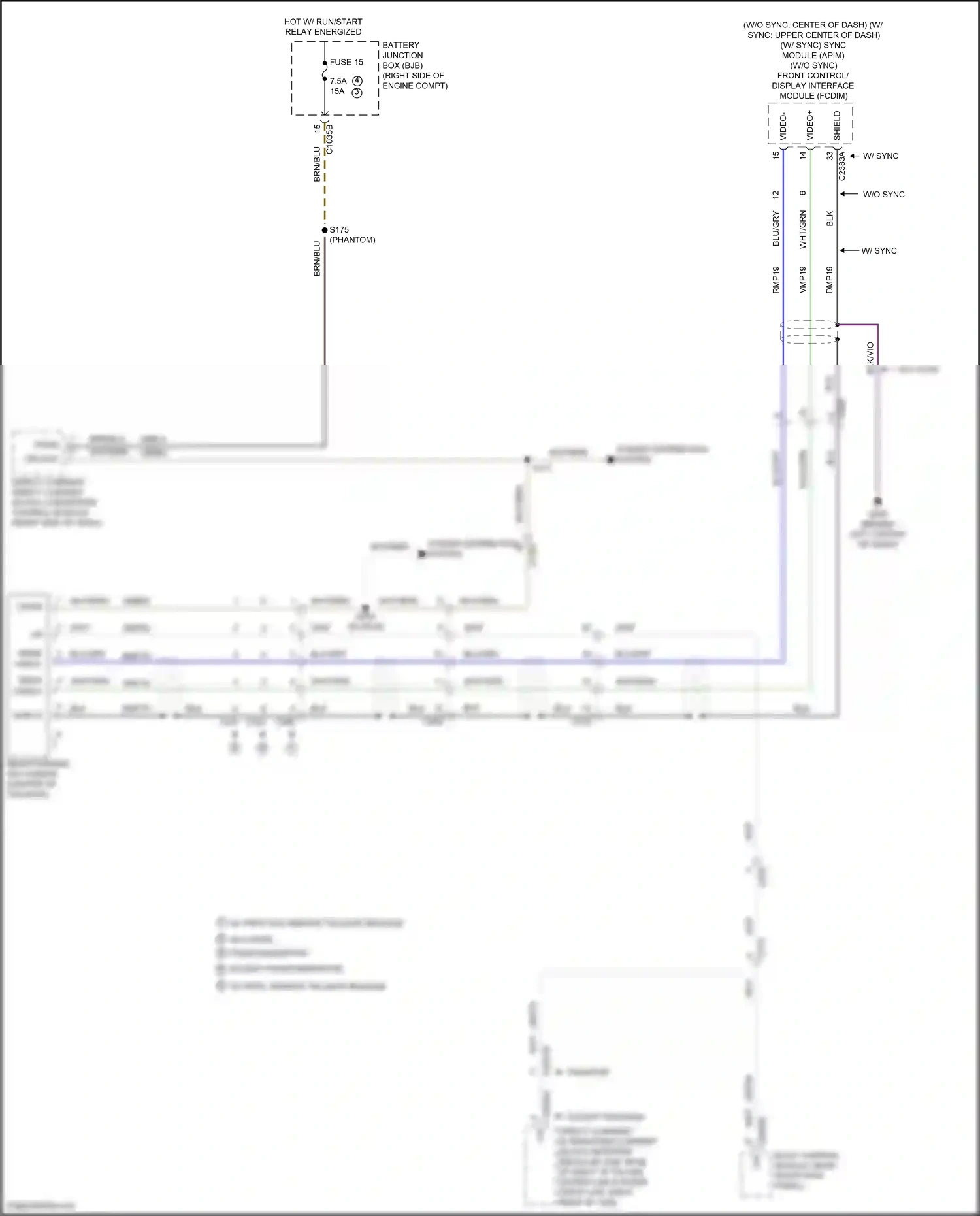Wiring diagram except phantom for Ford F-150 XIII facelift (2017-2020) (8 of 8)