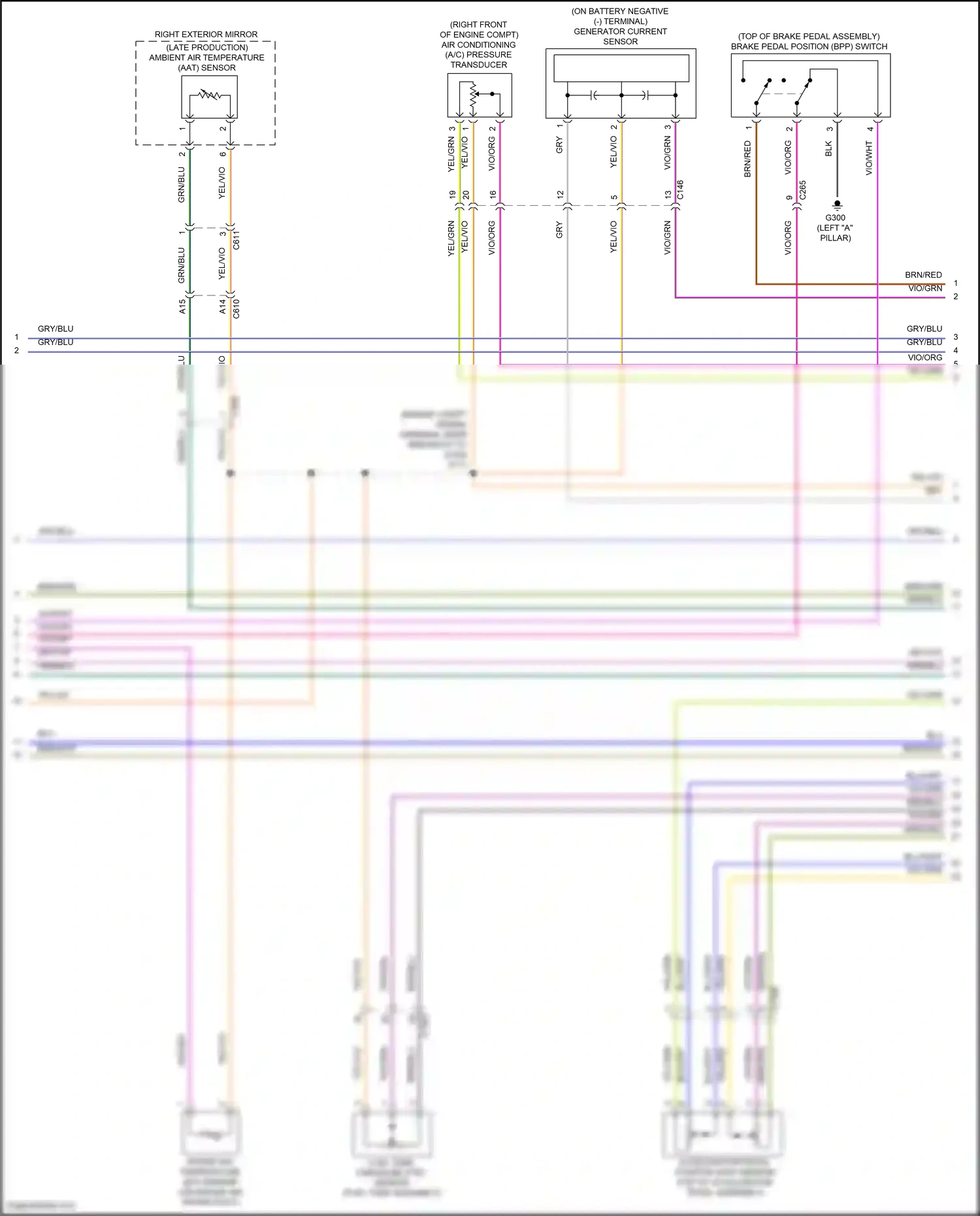 Wiring diagram generator current sensor for Ford F-150 XIII facelift (2017-2020) (3 of 6)