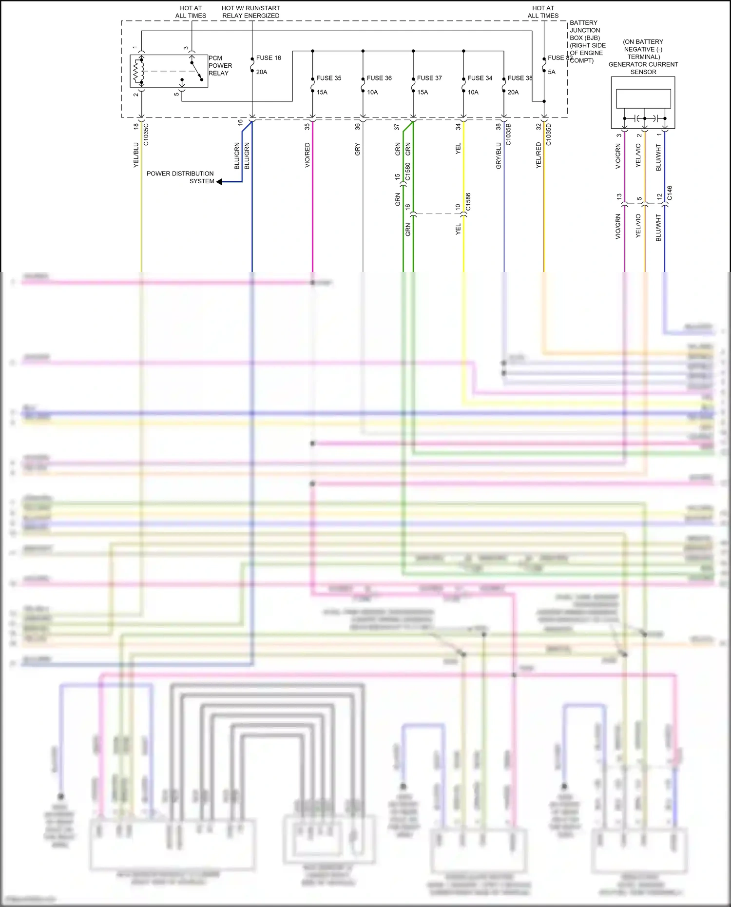 Wiring diagram generator current sensor for Ford F-150 XIII facelift (2017-2020) (4 of 6)