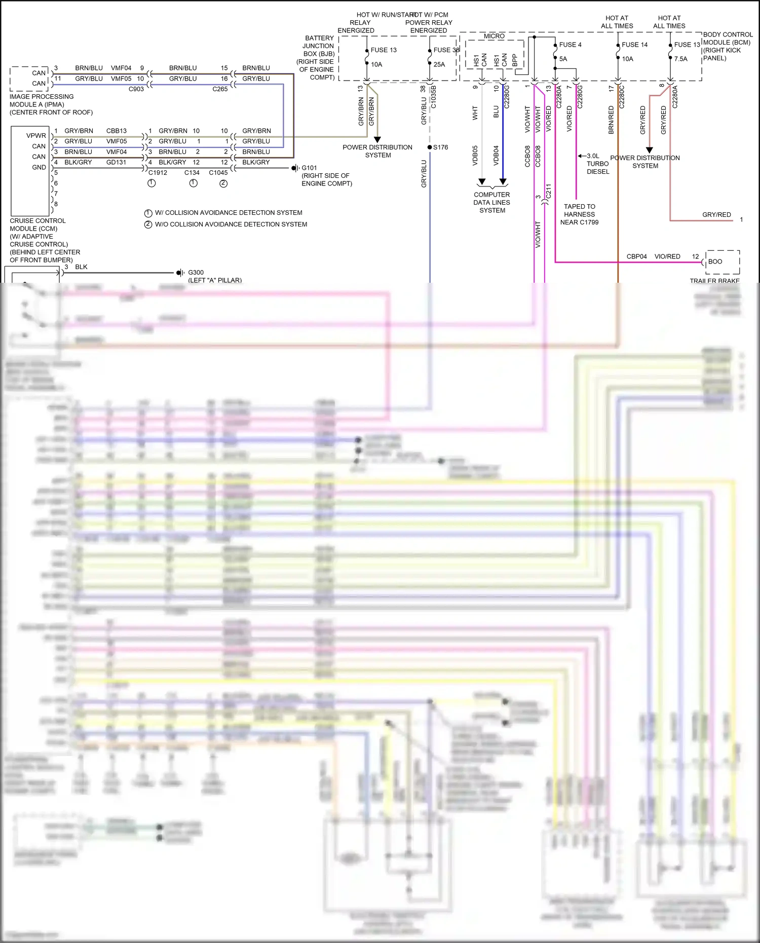 Ford F-150 XIII facelift (2017-2020) image processing module a (ipma) wiring diagram  (2 of 6)