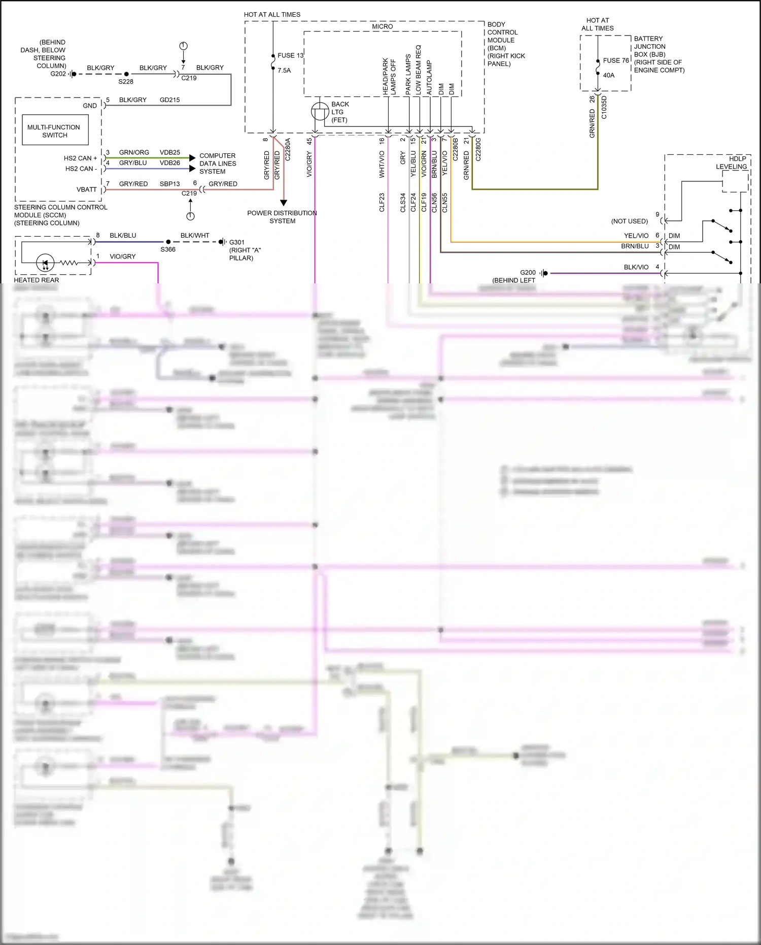 Wiring diagram micro - for Ford F-150 XIII facelift (2017-2020) (29 of 60)