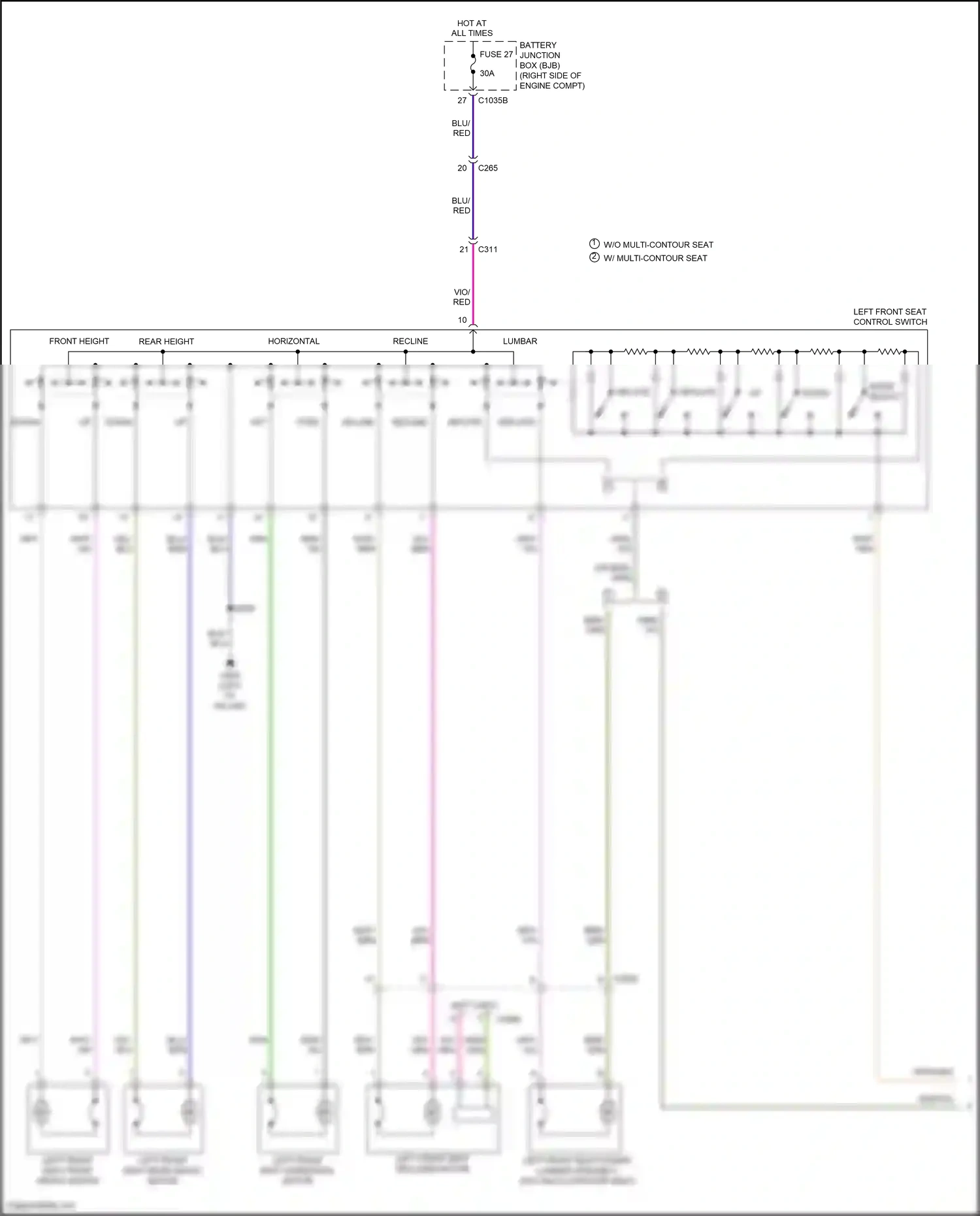 Wiring diagram mode select for Ford F-150 XIII facelift (2017-2020) (1 of 2)