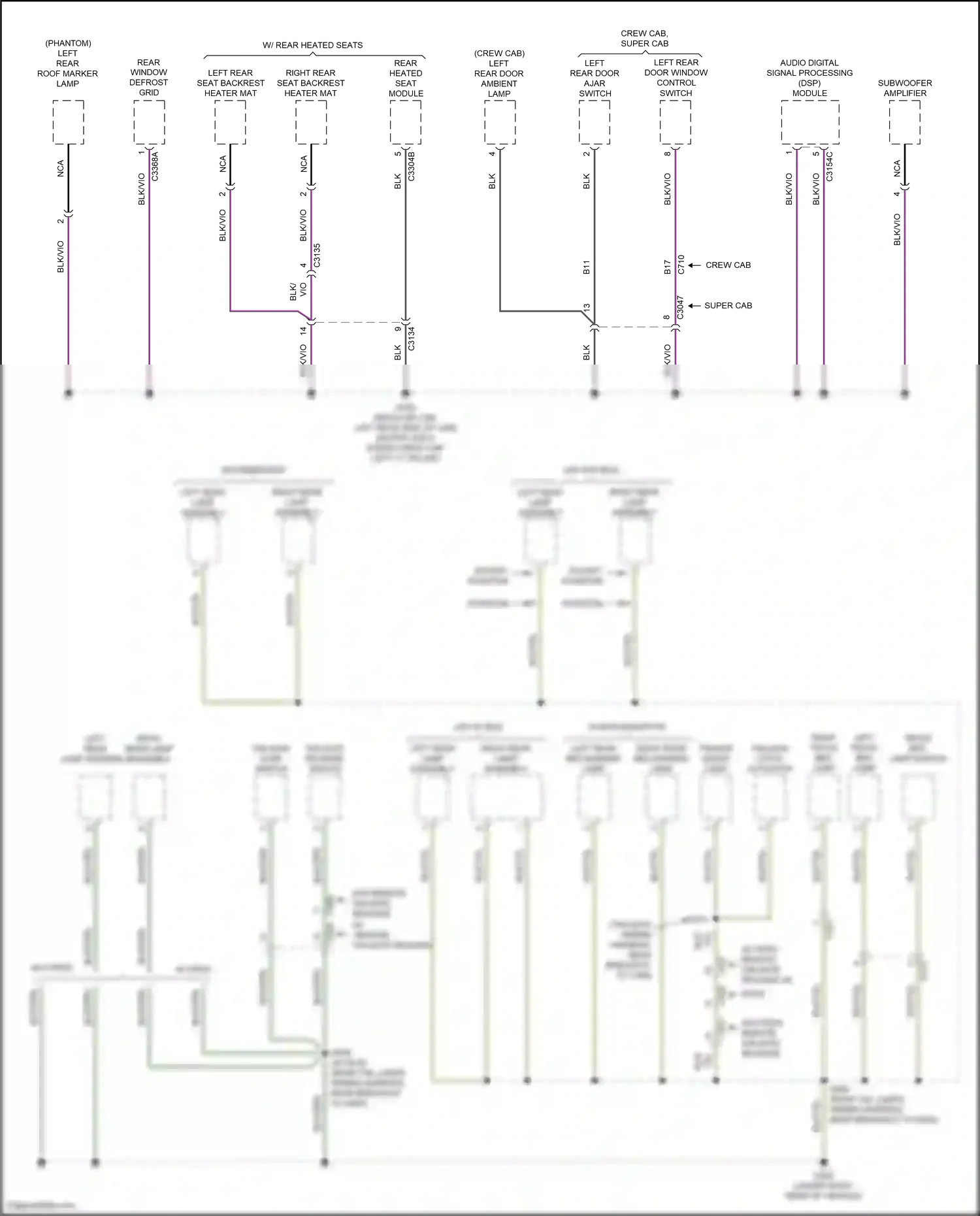 Wiring diagram nox sensor module 12 for Ford F-150 XIII facelift (2017-2020) (2 of 2)