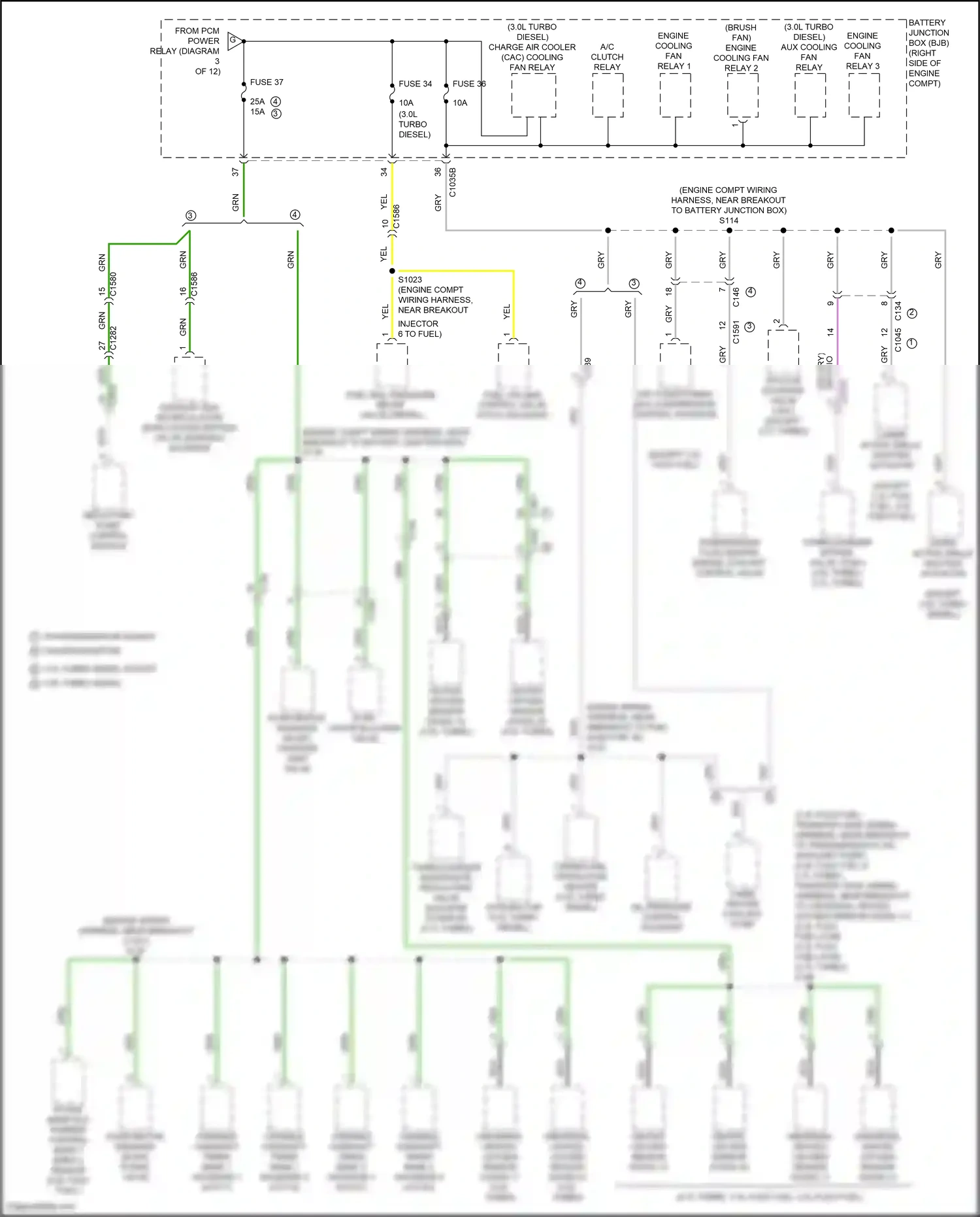 Wiring diagram phantom/raptor except phantom/raptor for Ford F-150 XIII facelift (2017-2020) (5 of 5)