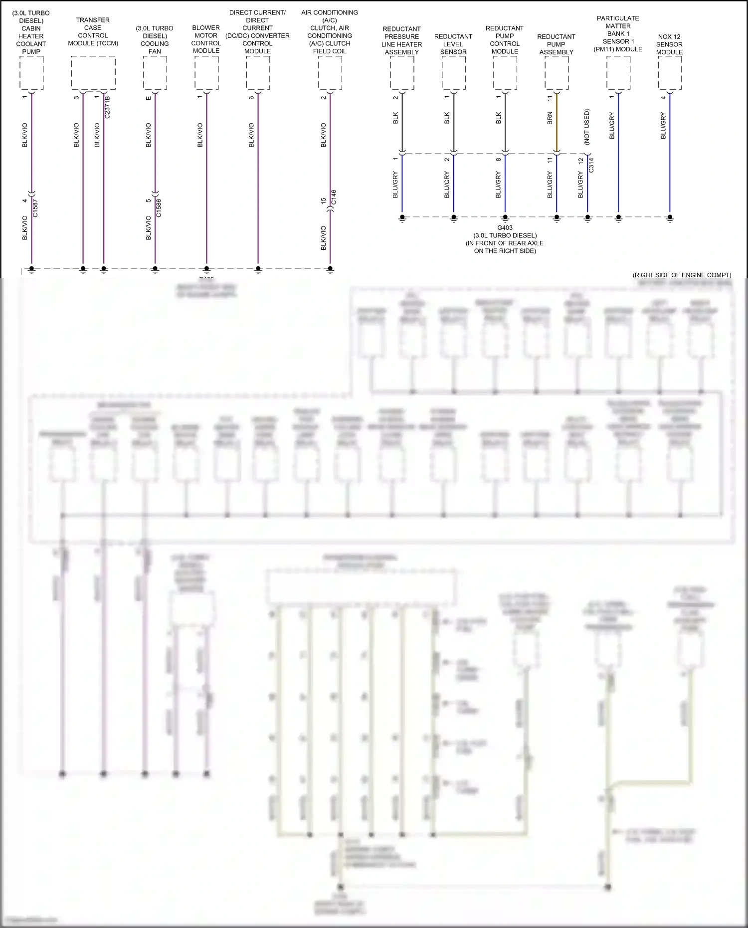 Wiring diagram reductant pump control module for Ford F-150 XIII facelift (2017-2020) (1 of 4)