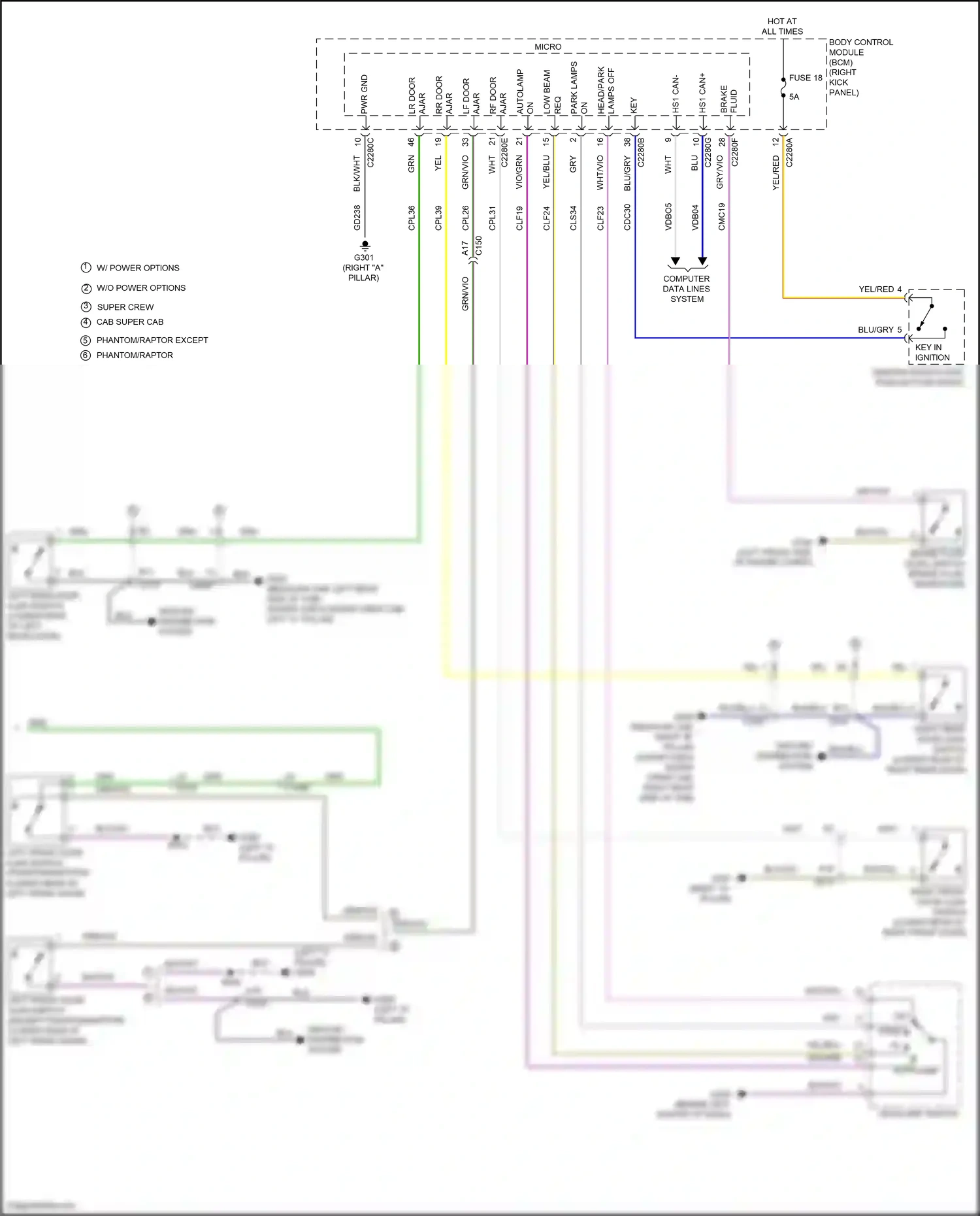 Wiring diagram req+ for Ford F-150 XIII facelift (2017-2020) (2 of 3)