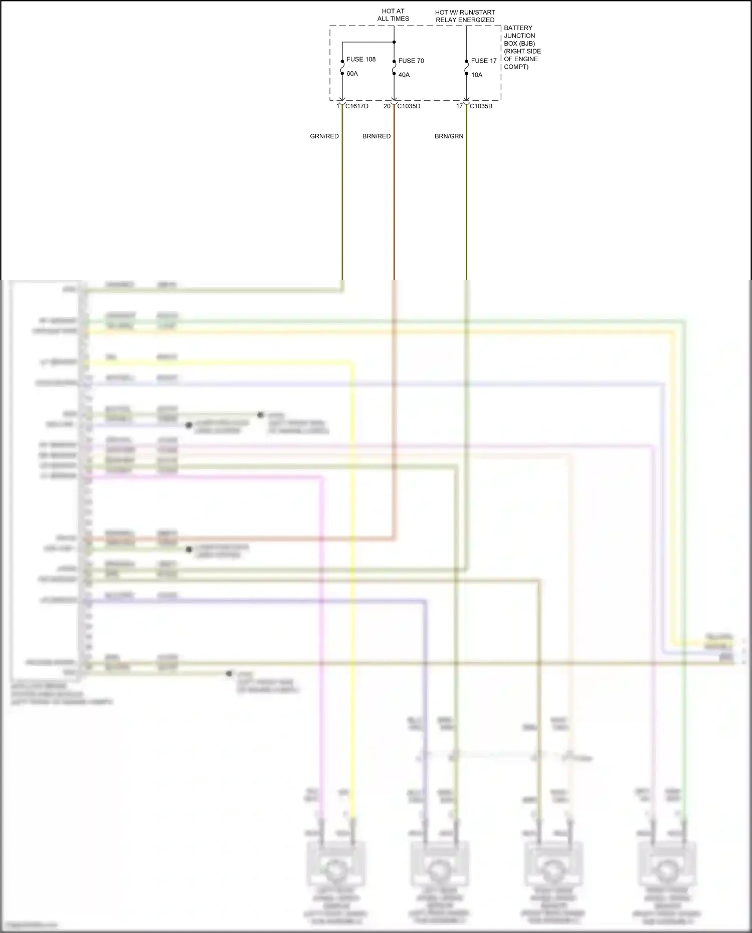 Wiring diagram rf sensor lo for Ford F-150 XIII facelift (2017-2020) (2 of 2)