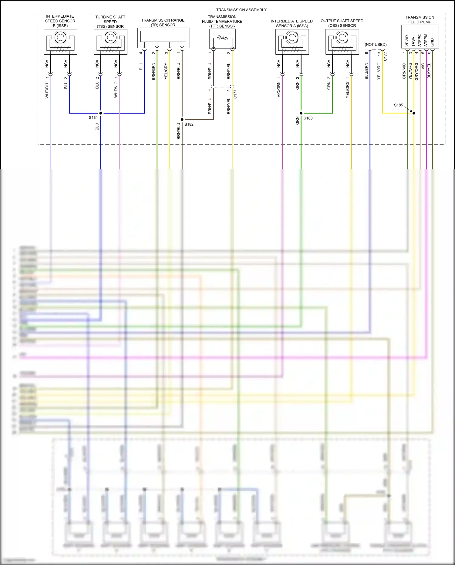 Wiring diagram shift solenoid e for Ford F-150 XIII facelift (2017-2020) (1 of 6)