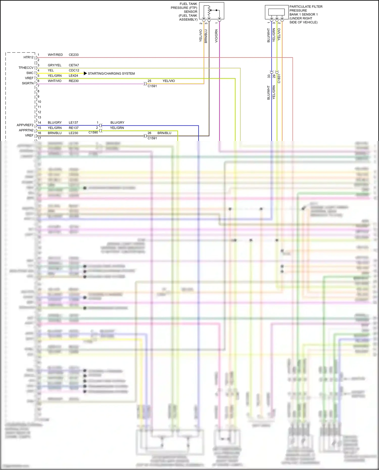 Wiring diagram transmissions system for Ford F-150 XIII facelift (2017-2020) (8 of 8)