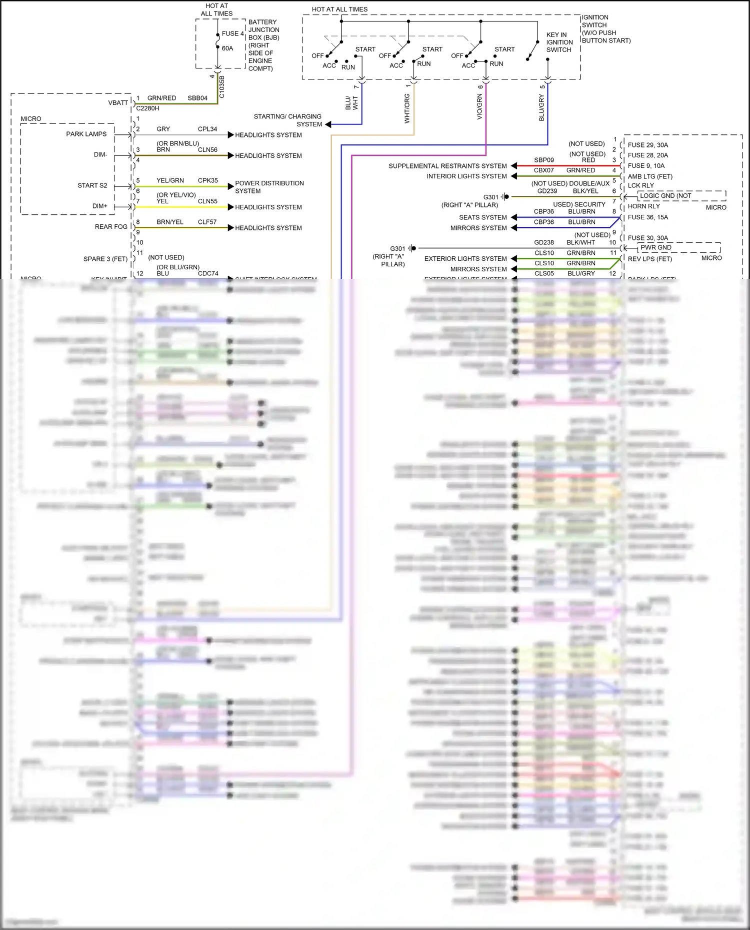 Wiring diagram transmissions system for Ford F-150 XIII facelift (2017-2020) (2 of 8)