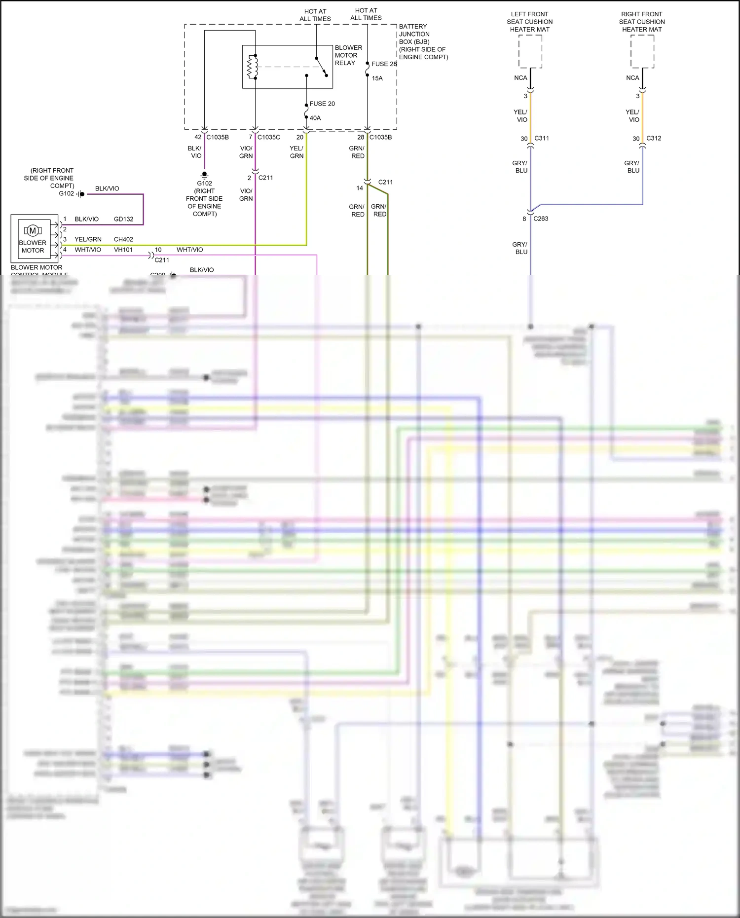 Wiring diagram variable blower ctrl motor + for Ford F-150 XIII facelift (2017-2020) (1 of 1)