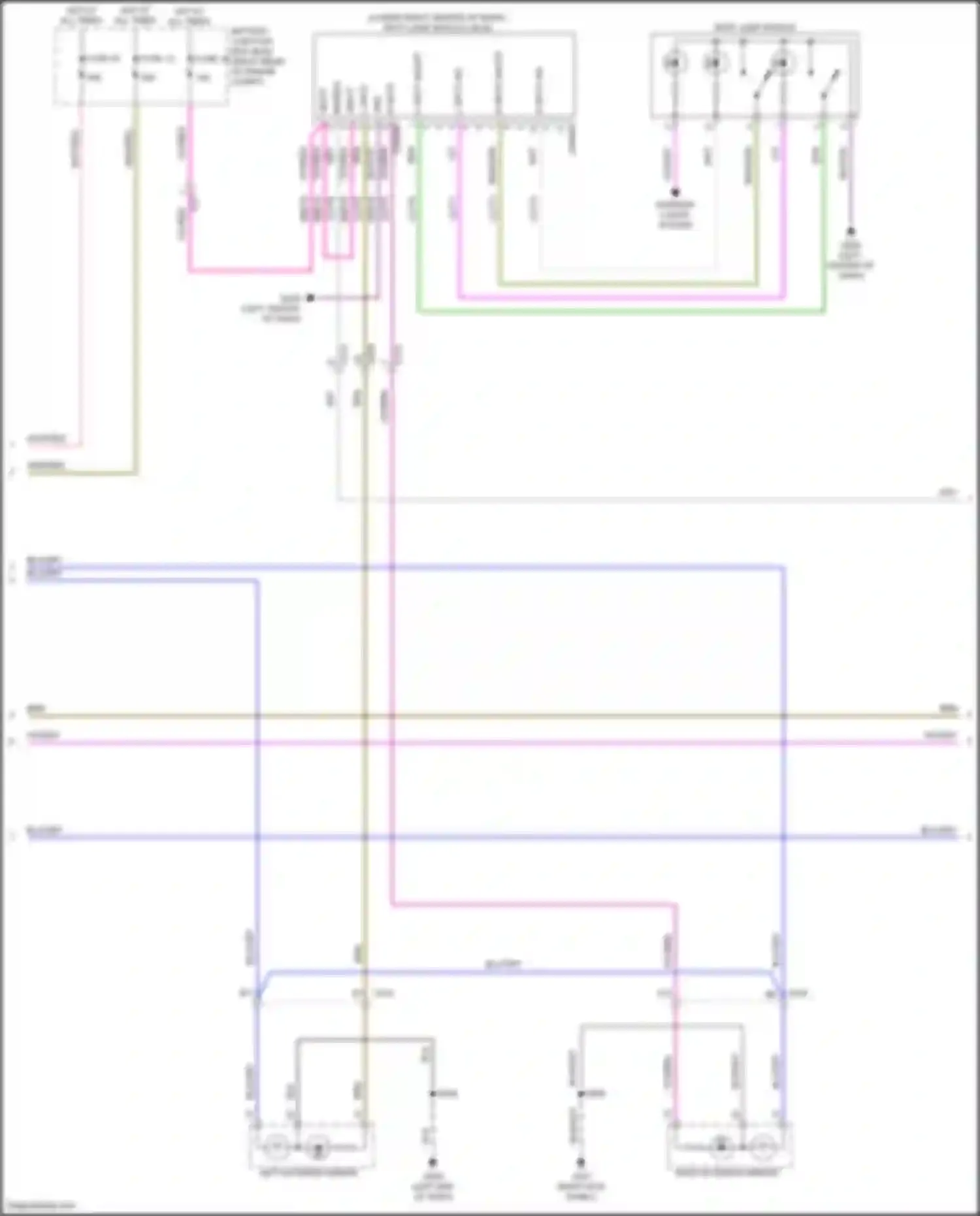 F-150 Ford XIII (2014-2018): Exterior lamps circuit, w/ halogen headlamps (2 of 3)