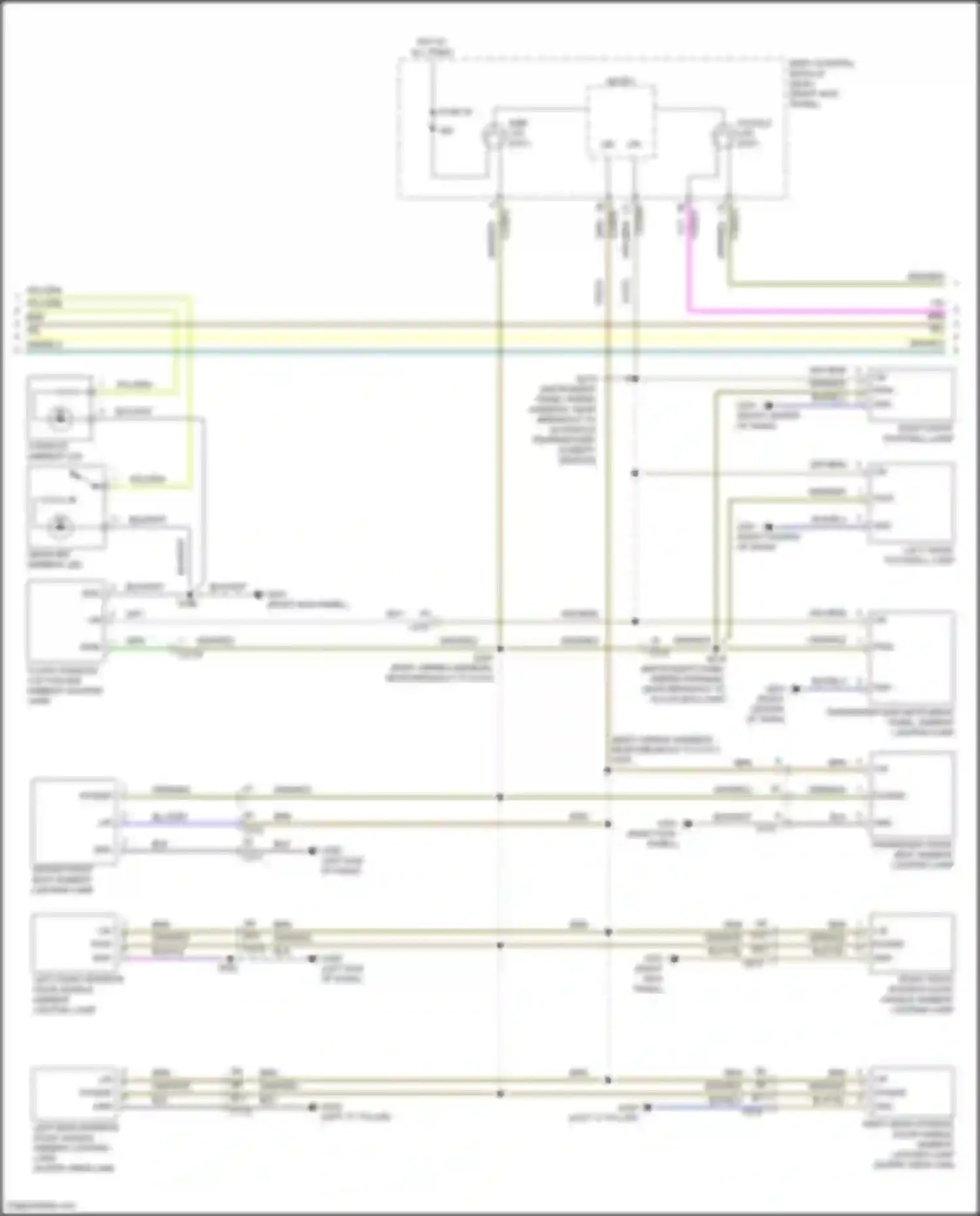 F-150 Ford XIII (2014-2018): Courtesy lamps circuit (2 of 3)