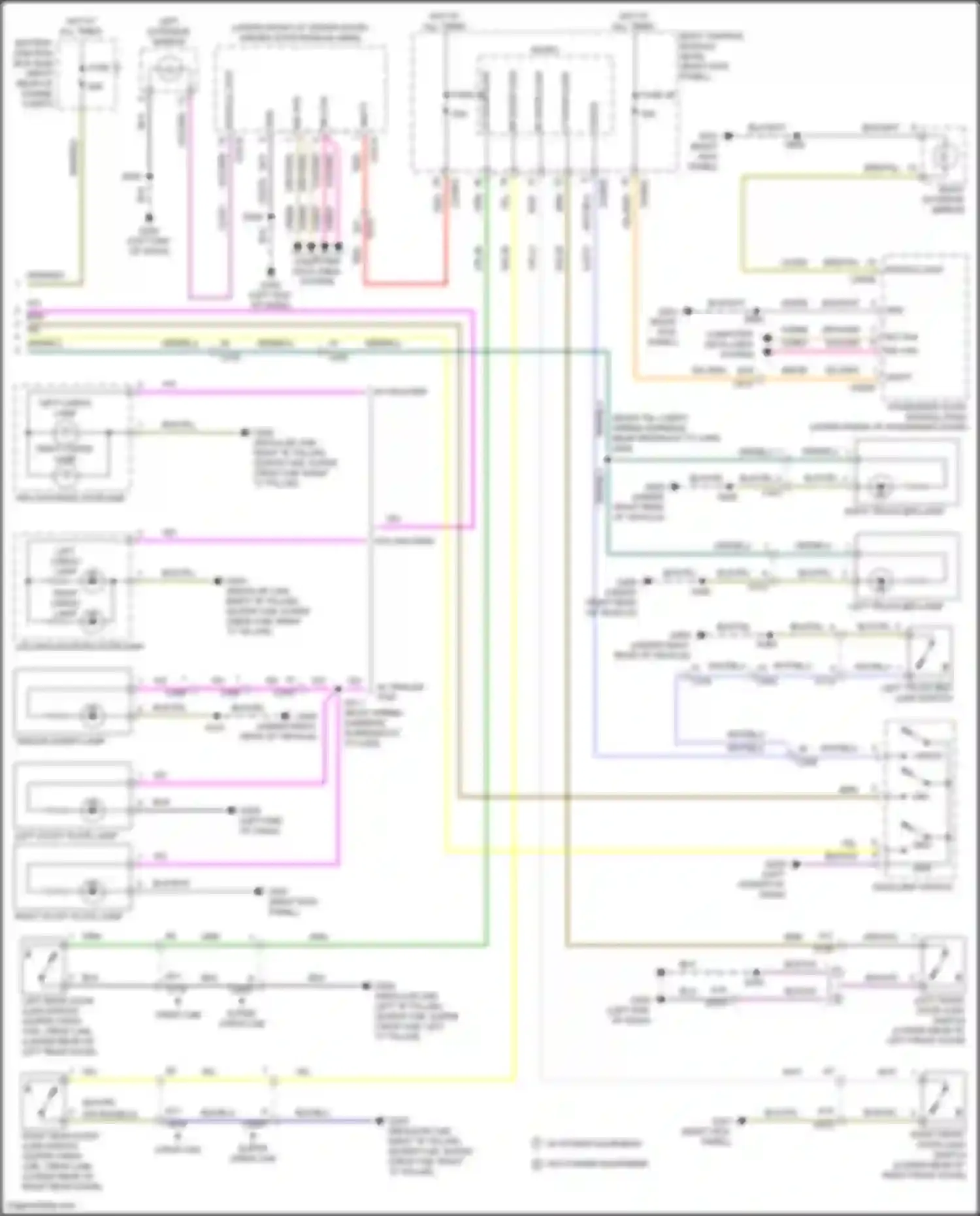 F-150 Ford XIII (2014-2018): Courtesy lamps circuit (3 of 3)