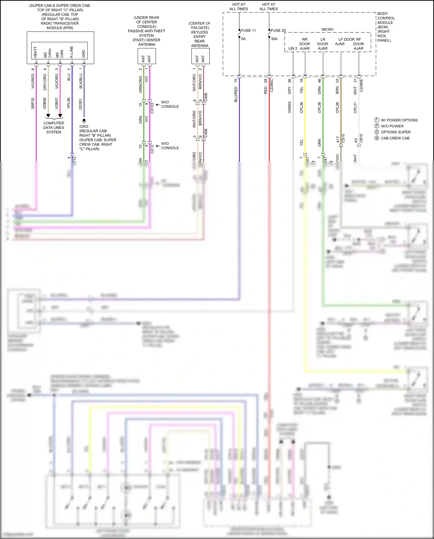 Wiring diagram blu for Ford F-150 XIII (2014-2018) (33 of 103)