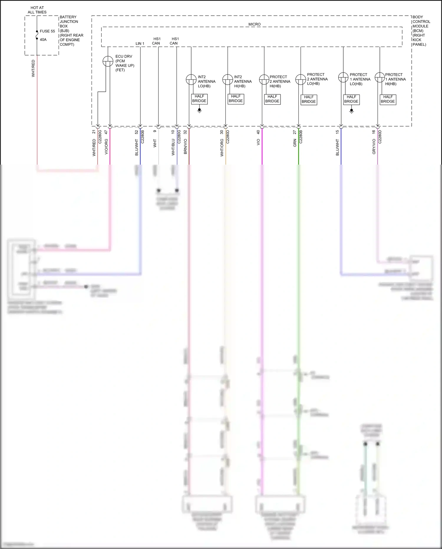 Wiring diagram computer data lines system for Ford F-150 XIII (2014-2018) (39 of 112)