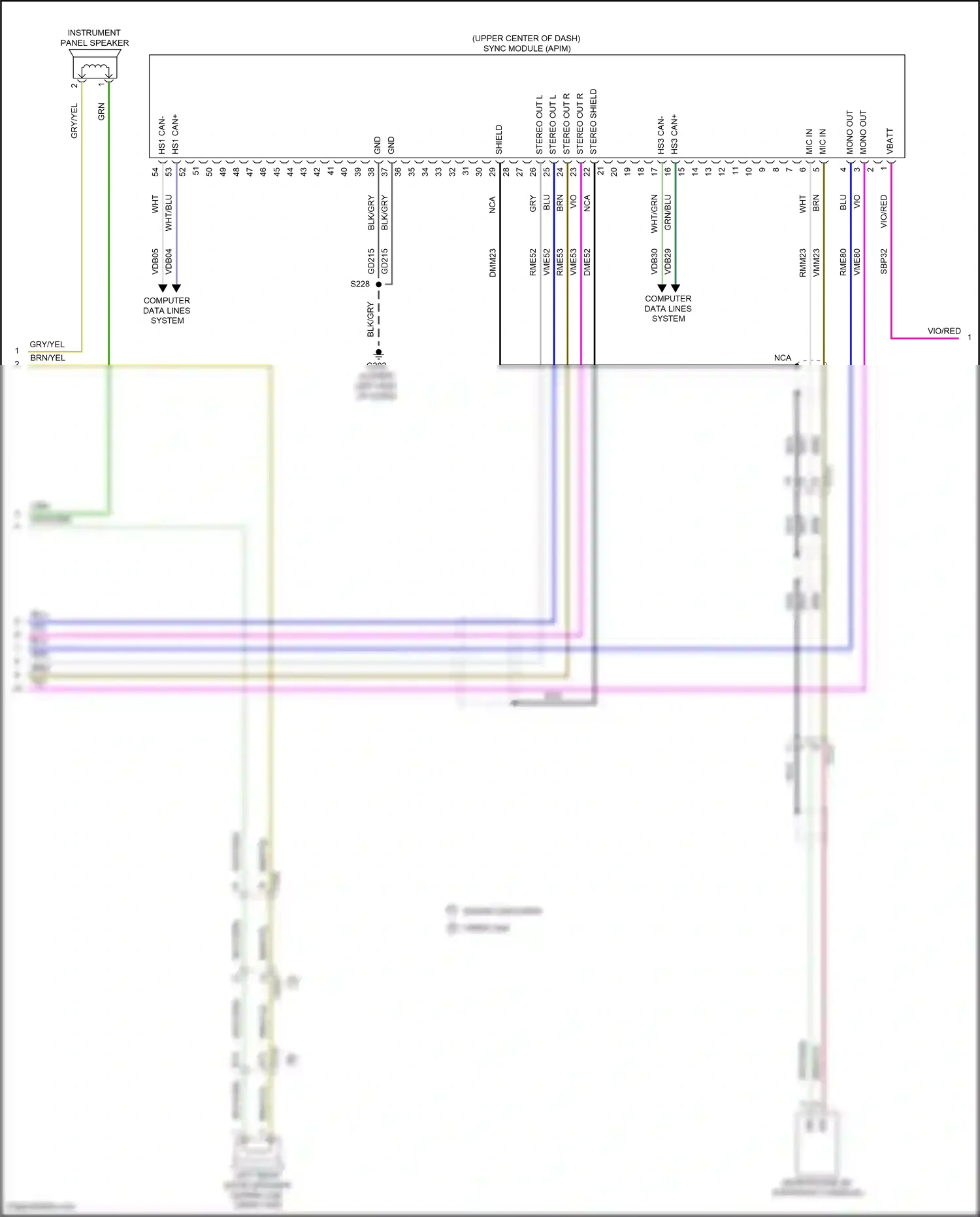 Wiring diagram computer data lines system for Ford F-150 XIII (2014-2018) (13 of 112)