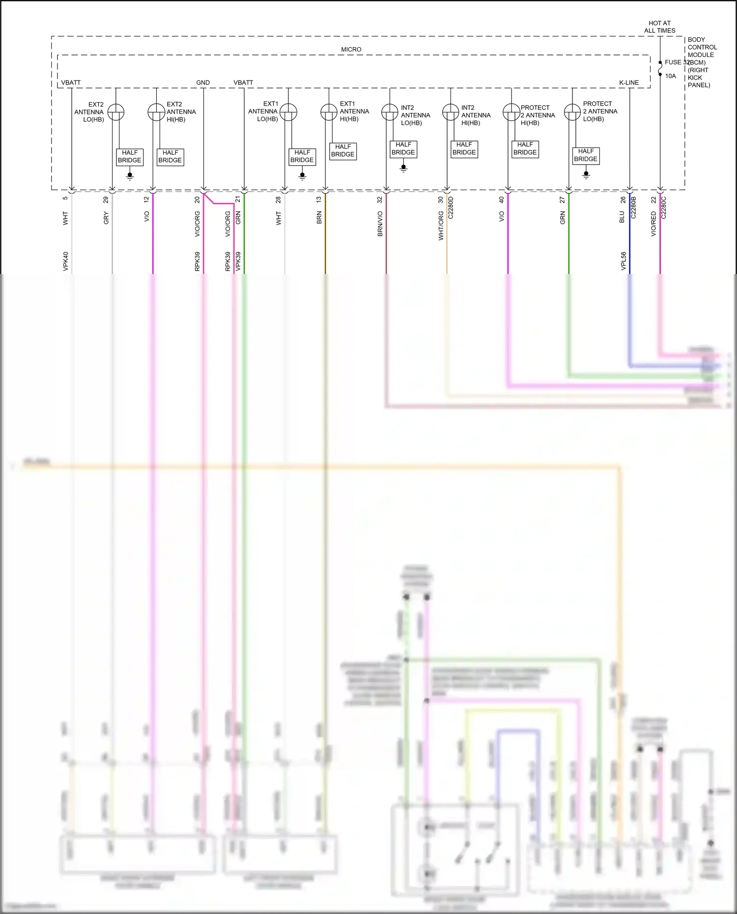 Wiring diagram computer data lines system for Ford F-150 XIII (2014-2018) (42 of 112)