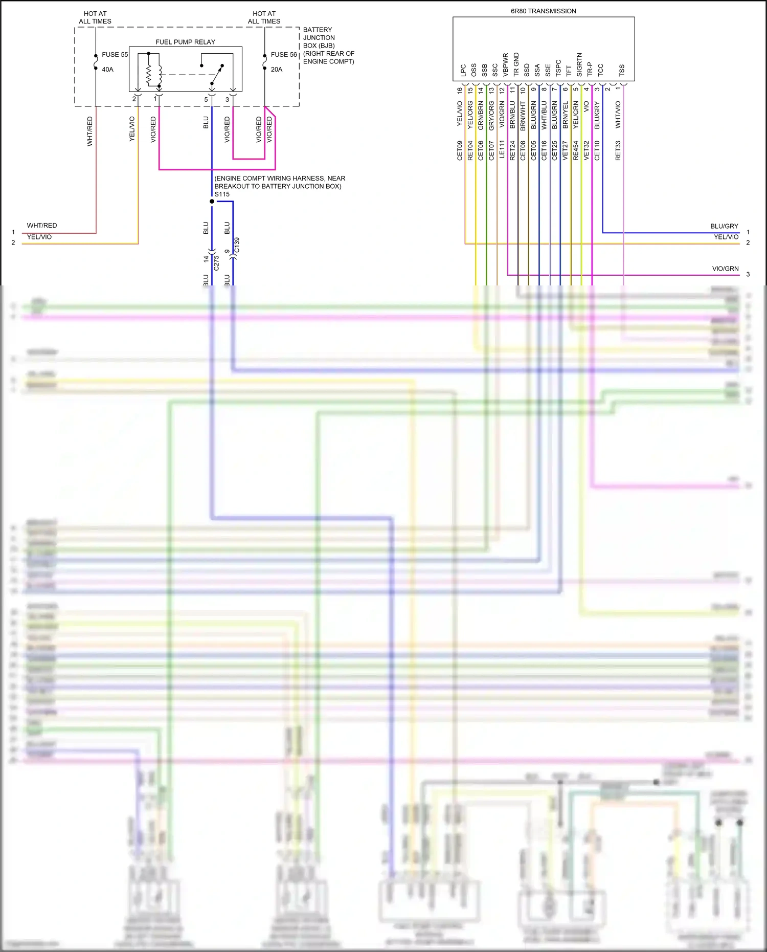 Wiring diagram computer data lines system for Ford F-150 XIII (2014-2018) (95 of 112)