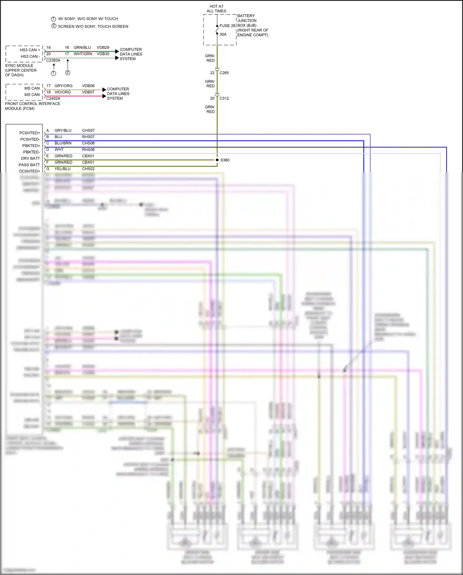 Wiring diagram dbkted- for Ford F-150 XIII (2014-2018) (1 of 1)