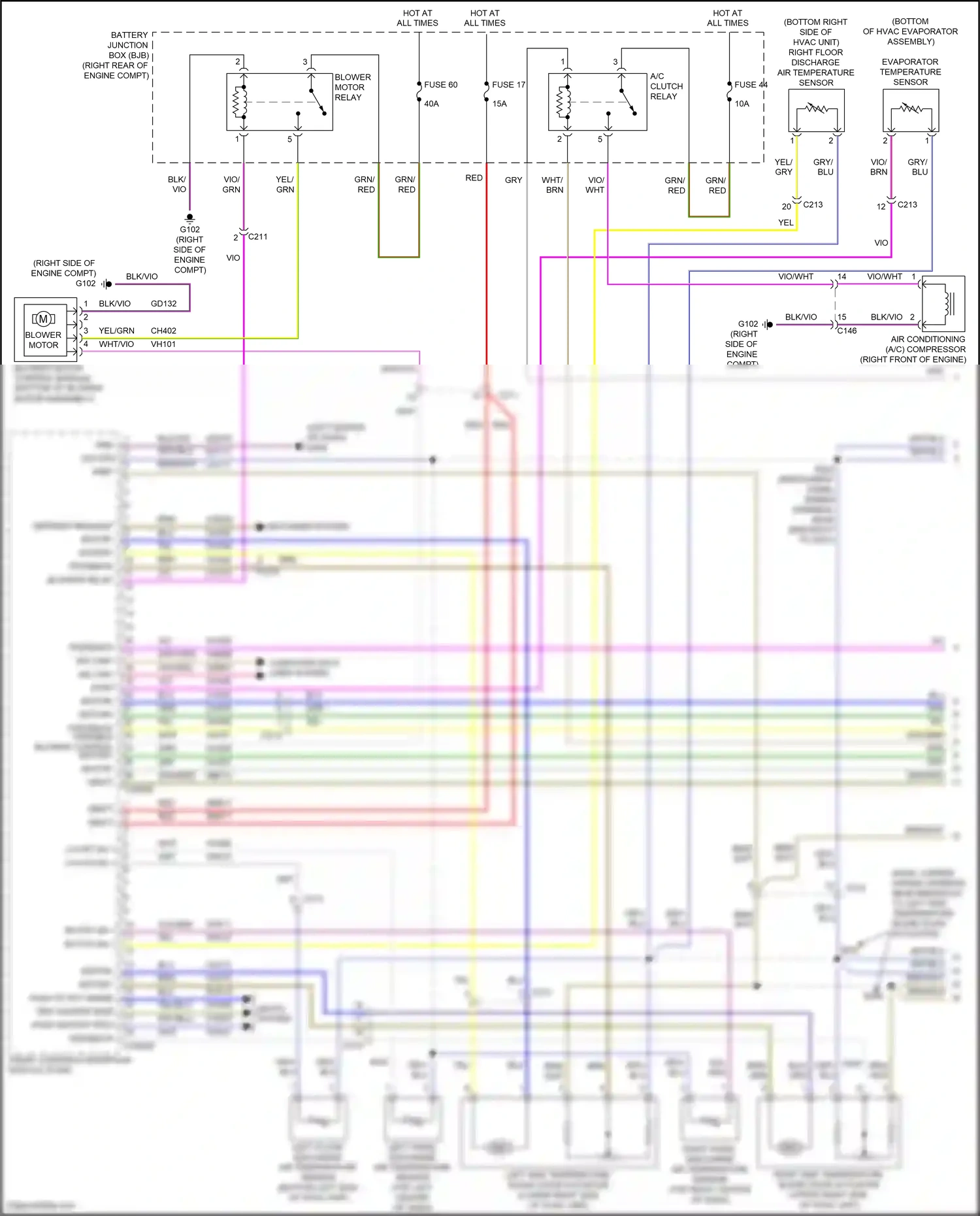 Wiring diagram defogger system for Ford F-150 XIII (2014-2018) (1 of 7)