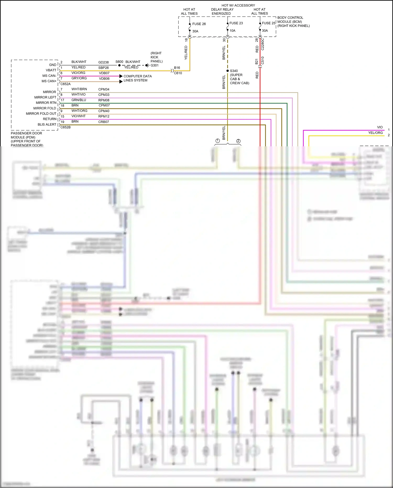Wiring diagram defogger system for Ford F-150 XIII (2014-2018) (6 of 7)