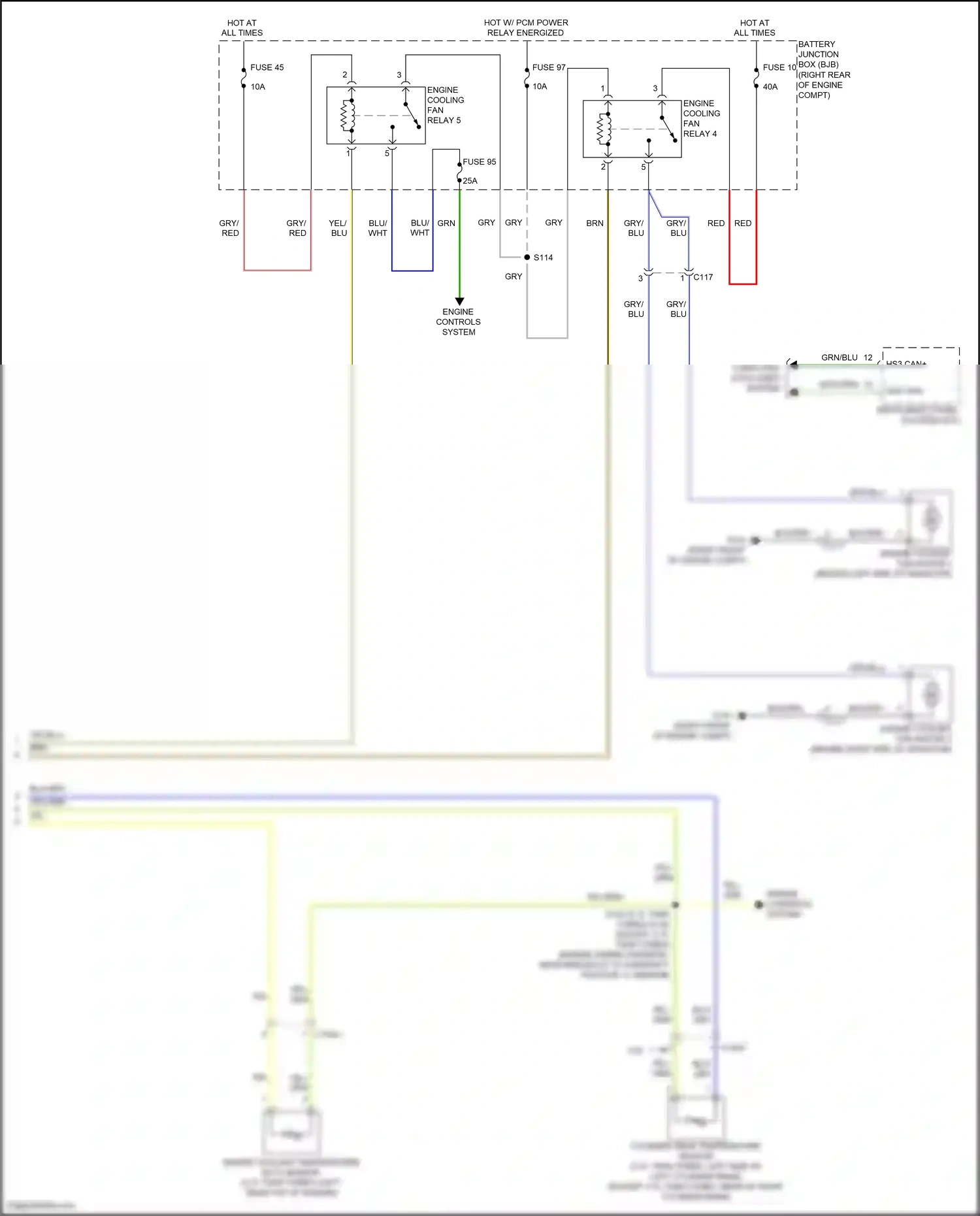 Ford F-150 XIII (2014-2018) engine coolant temperature (ect) sensor wiring diagram  (2 of 4)