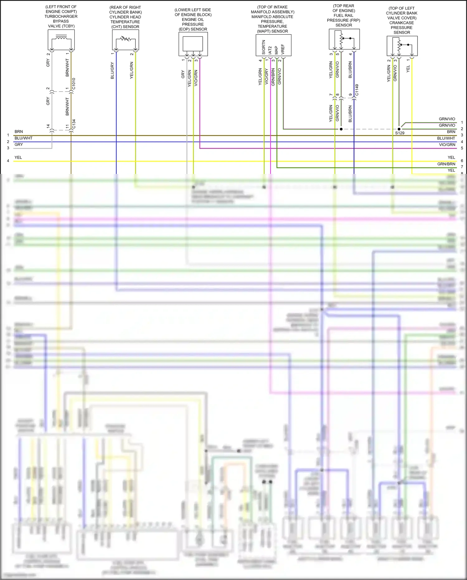 Wiring diagram except phantom/ raptor for Ford F-150 XIII (2014-2018) (1 of 1)