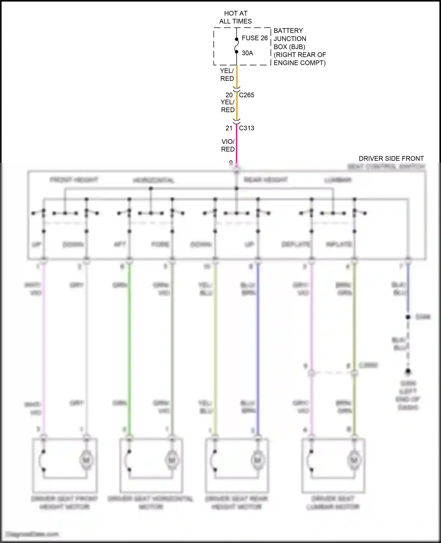 Wiring diagram front height for Ford F-150 XIII (2014-2018) (3 of 3)