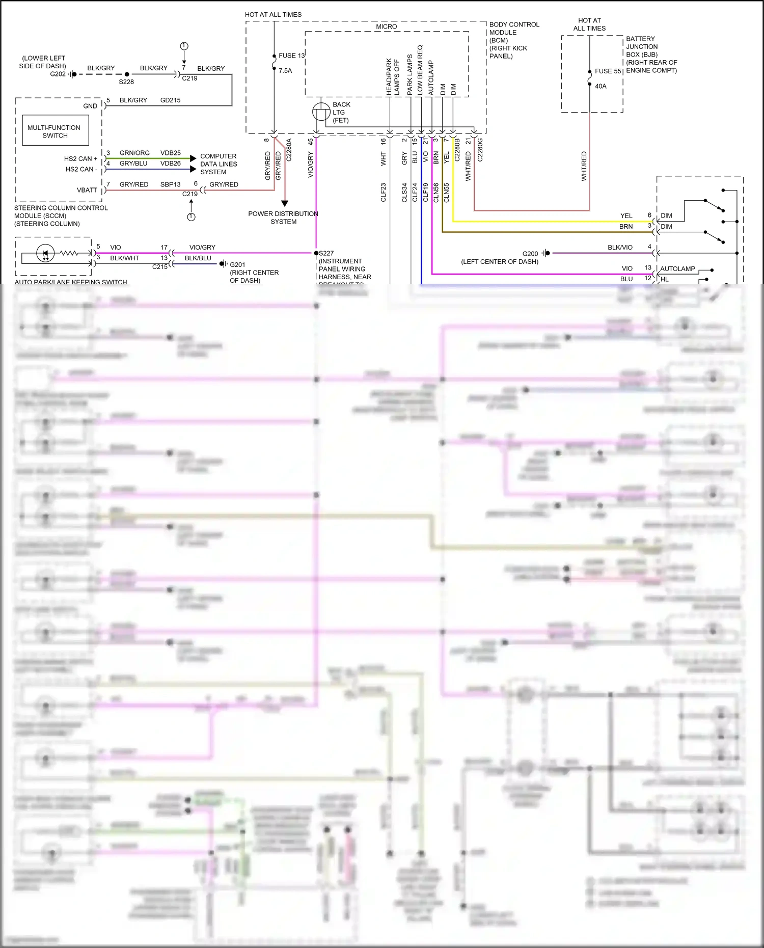 Wiring diagram micro - for Ford F-150 XIII (2014-2018) (6 of 56)