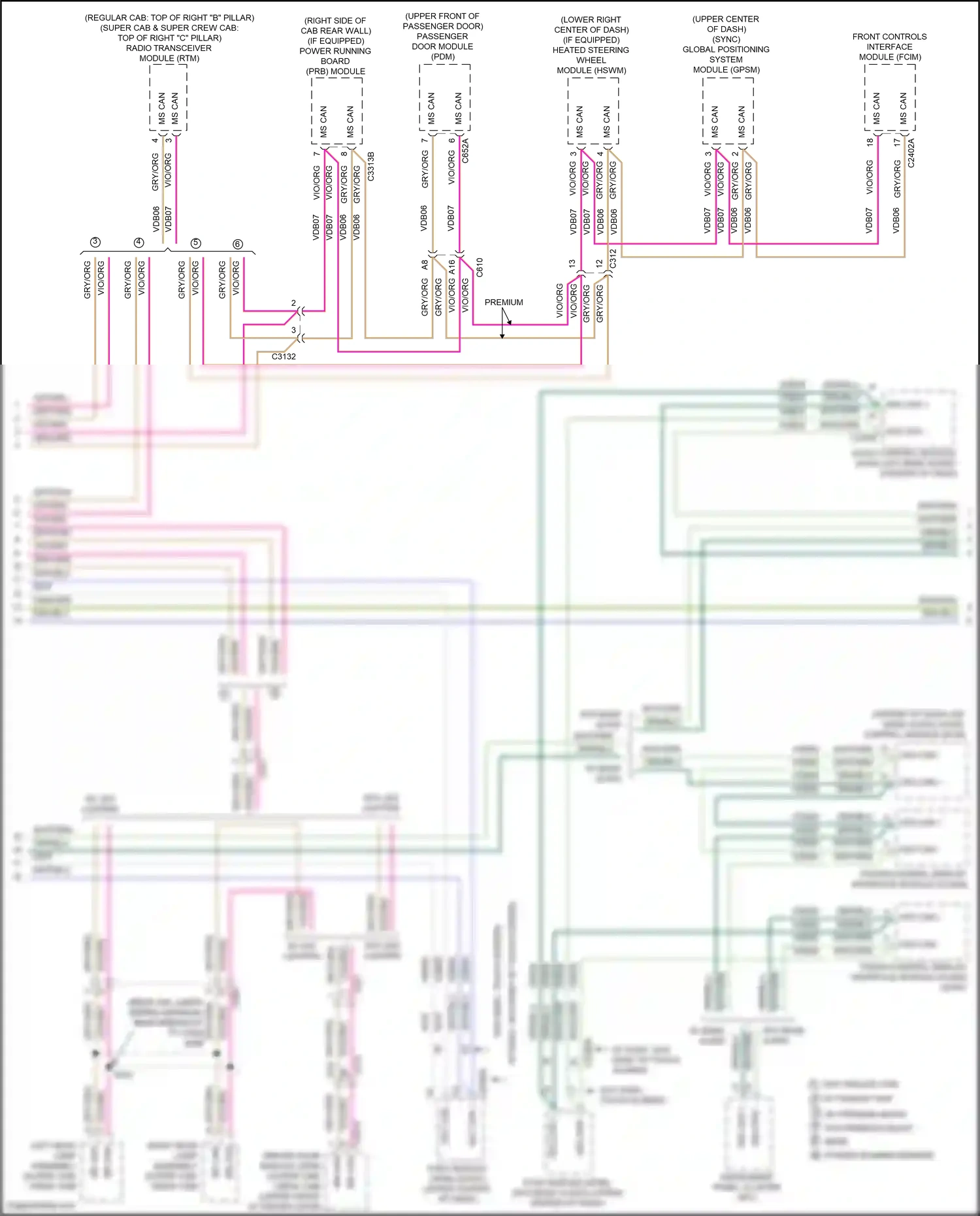 Wiring diagram ms can + for Ford F-150 XIII (2014-2018) (14 of 43)