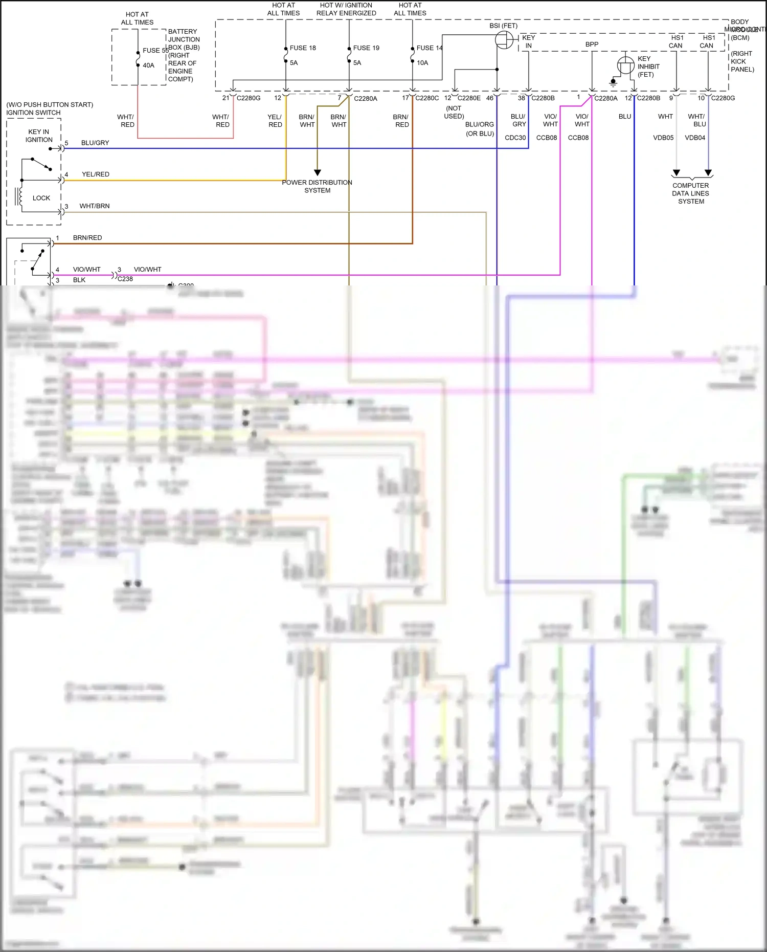 Wiring diagram power distribution system for Ford F-150 XIII (2014-2018) (35 of 51)