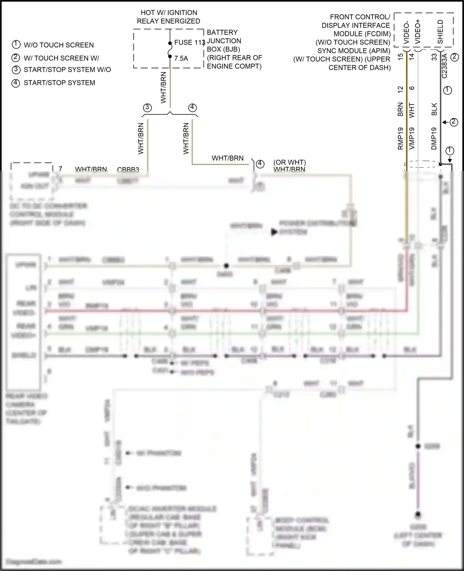Wiring diagram power distribution system for Ford F-150 XIII (2014-2018) (30 of 51)