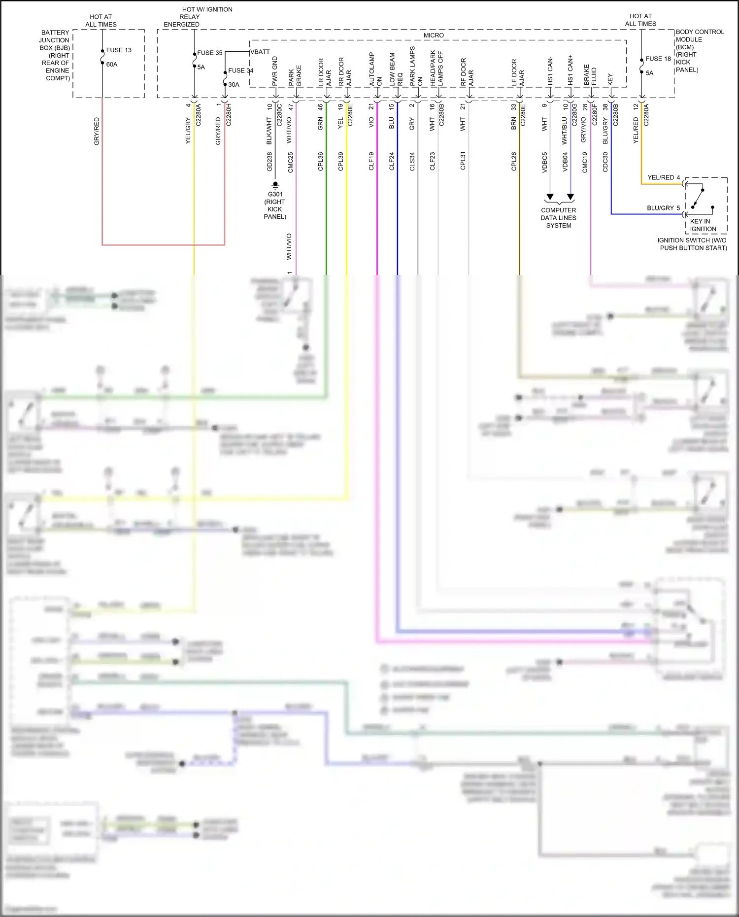 Wiring diagram req+ for Ford F-150 XIII (2014-2018) (1 of 2)