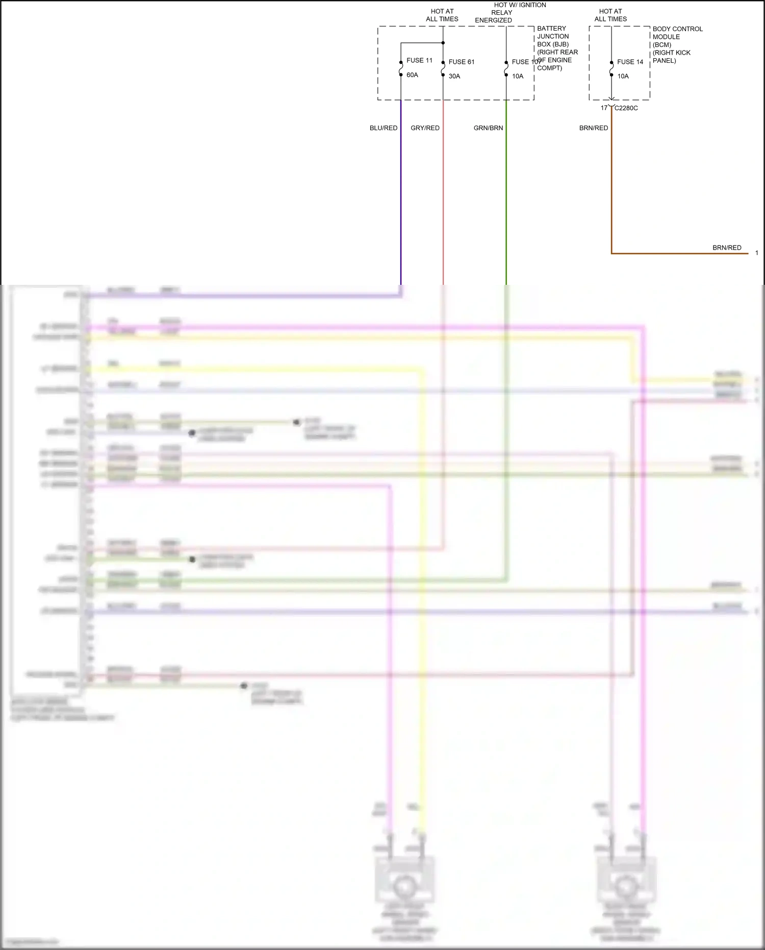 Wiring diagram rf sensor hi for Ford F-150 XIII (2014-2018) (1 of 1)