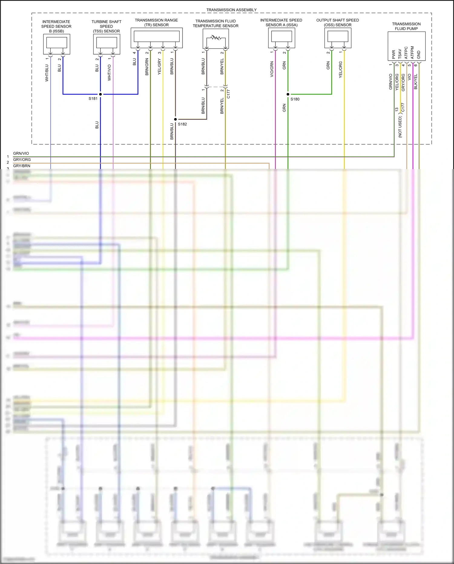 Wiring diagram shift solenoid e for Ford F-150 XIII (2014-2018) (1 of 1)