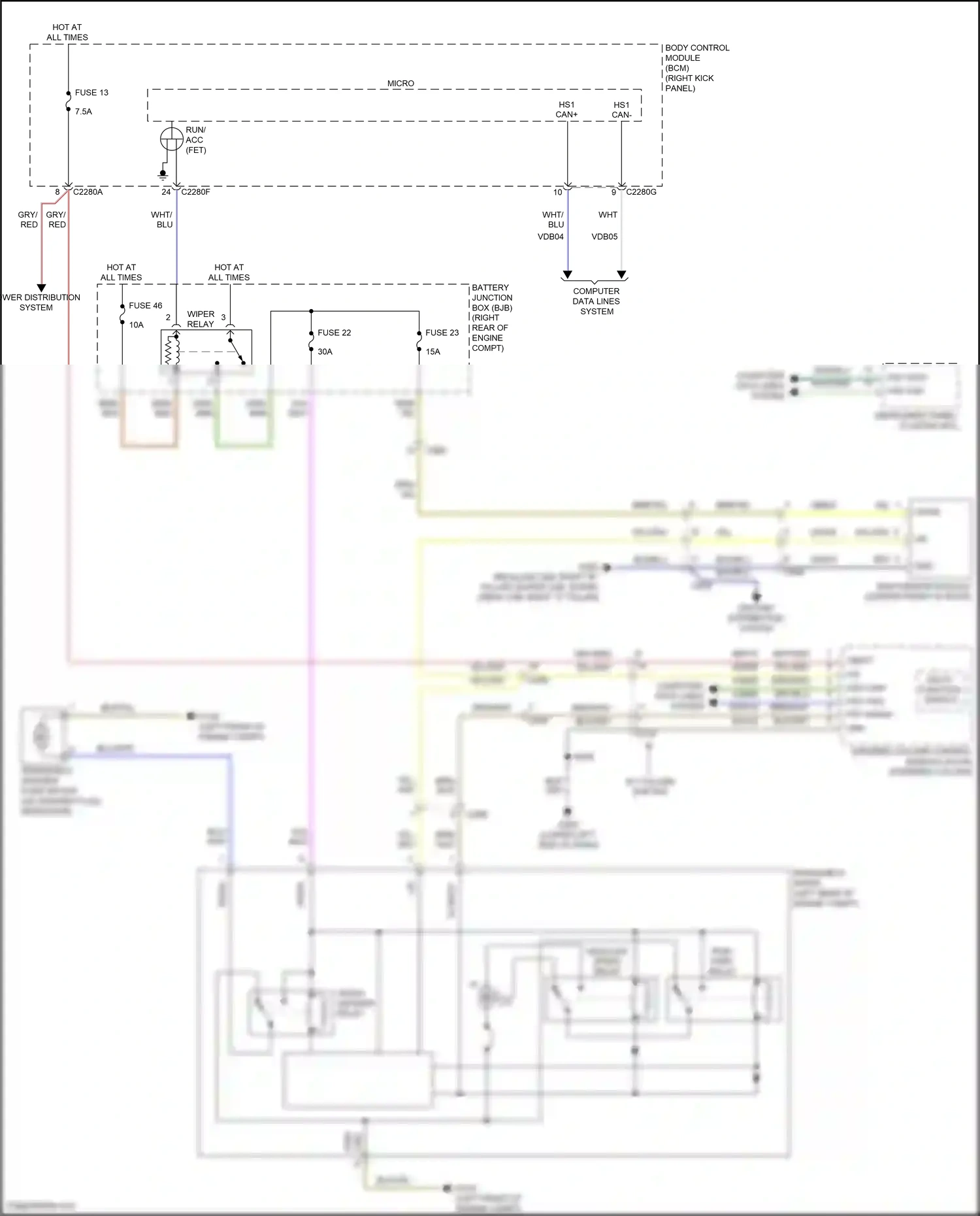 Wiring diagram steering column) for Ford F-150 XIII (2014-2018) (10 of 20)