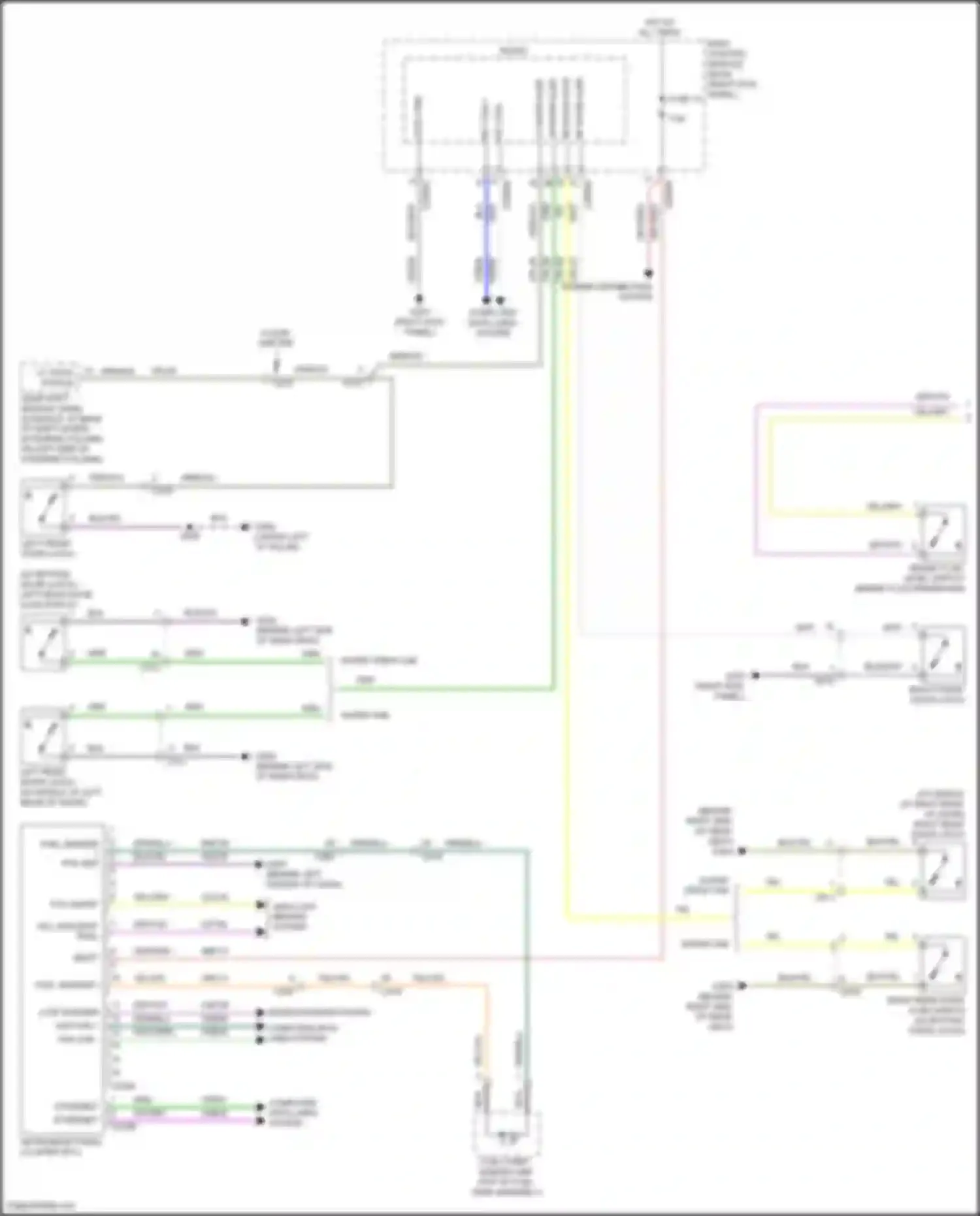 F-150 Ford XIV (2020-2024): Instrument cluster circuit (1 of 3)