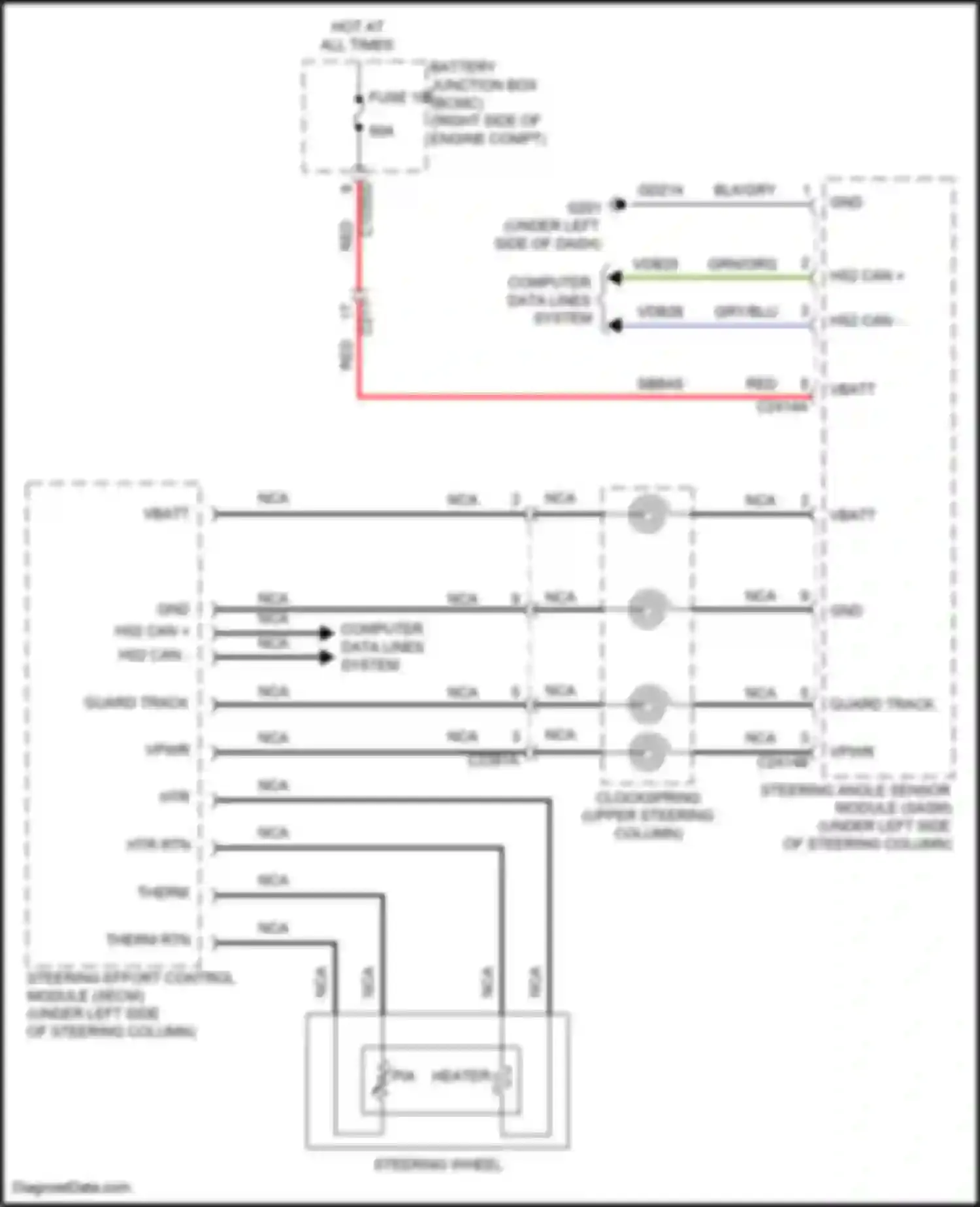 F-150 Ford XIV (2020-2024): Heated steering wheel circuit, w/ active steering