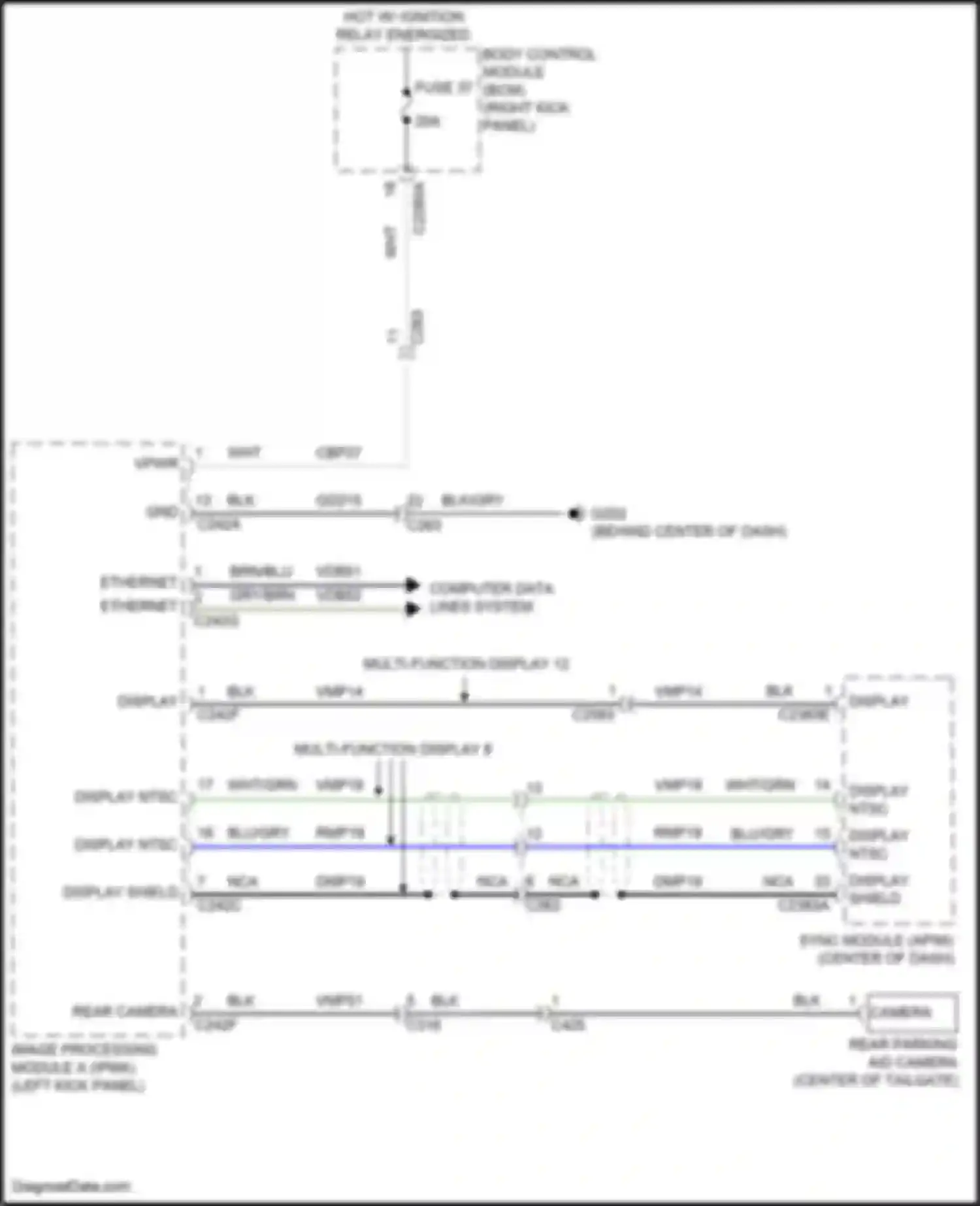 Wiring diagram computer data lines system for Ford F-150 XIV (2020-2024) (69 of 142)