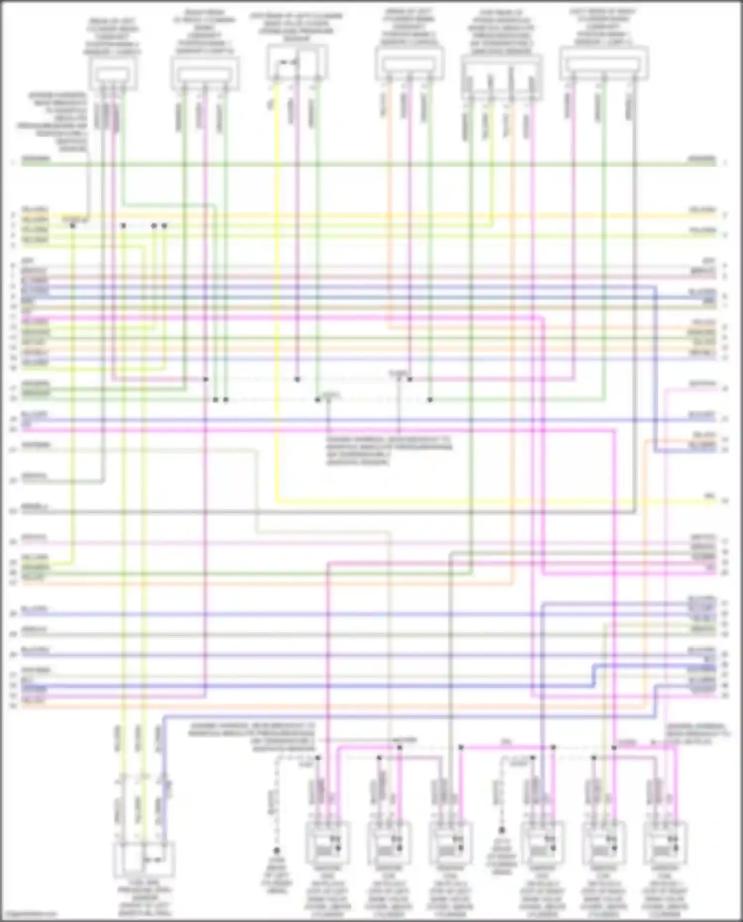 Wiring diagram crankcase pressure sensor for Ford F-150 XIV (2020-2024) (2 of 2)