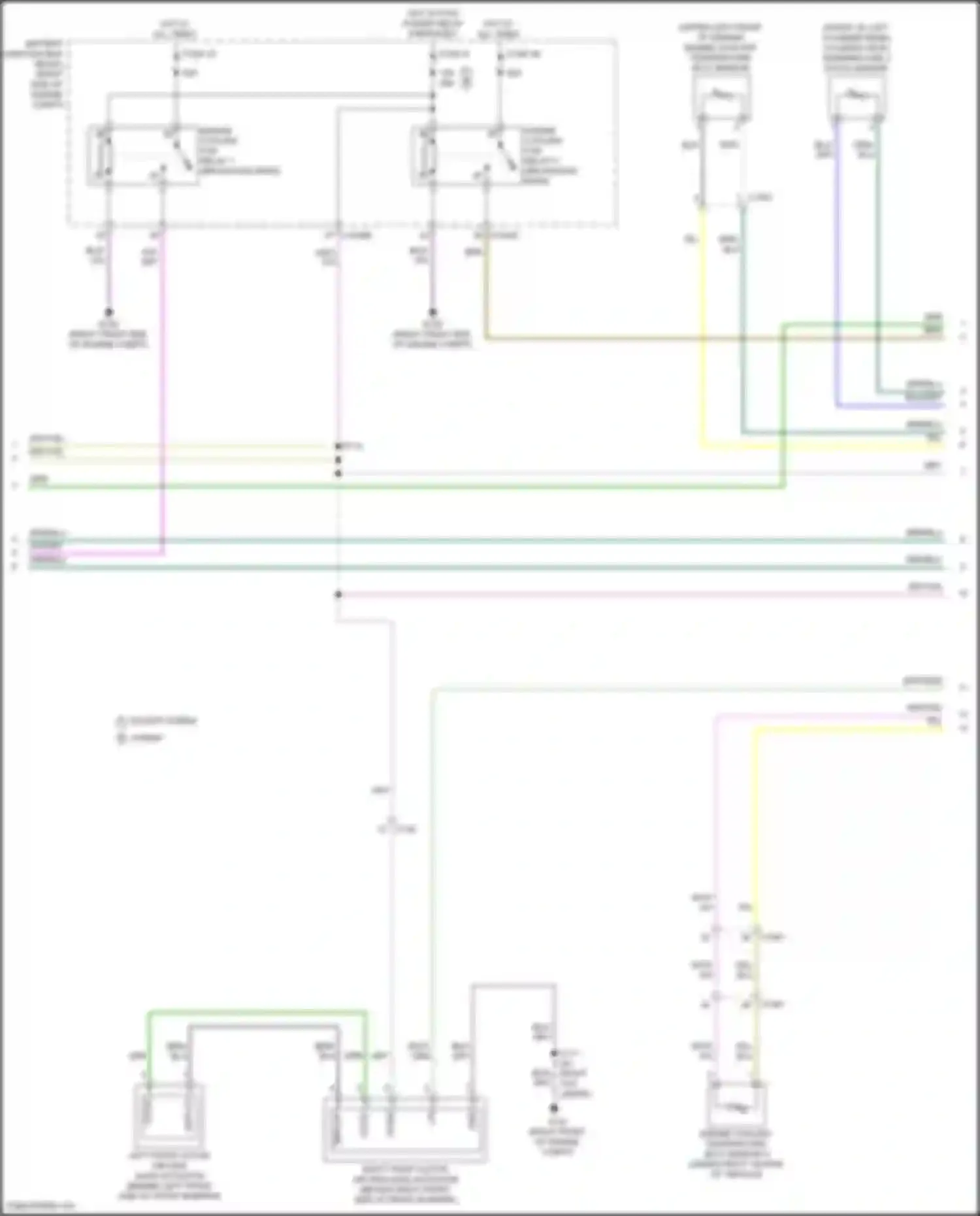 Wiring diagram engine cooling fan relay #1 for Ford F-150 XIV (2020-2024) (4 of 10)