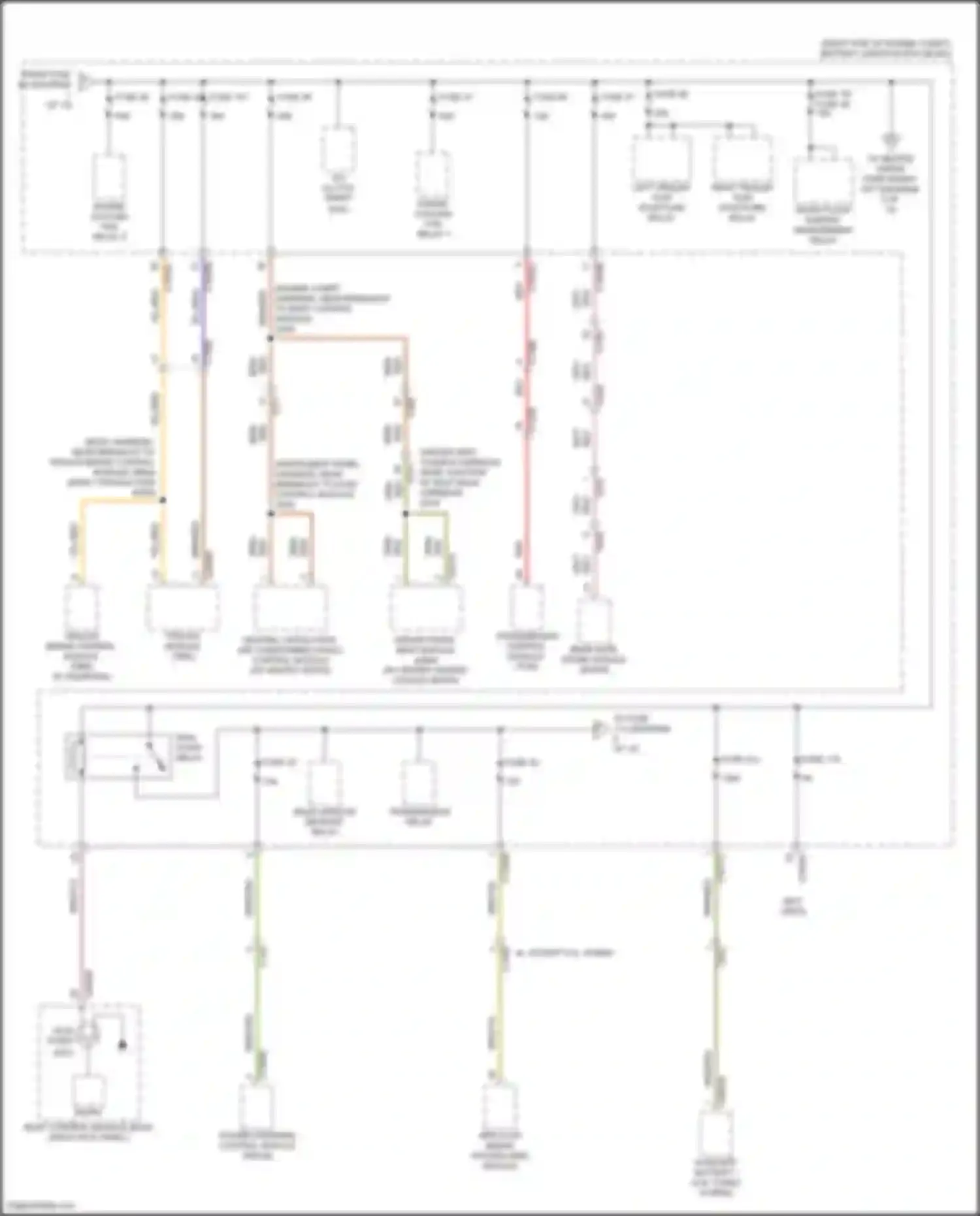 Wiring diagram engine cooling fan relay #1 for Ford F-150 XIV (2020-2024) (10 of 10)