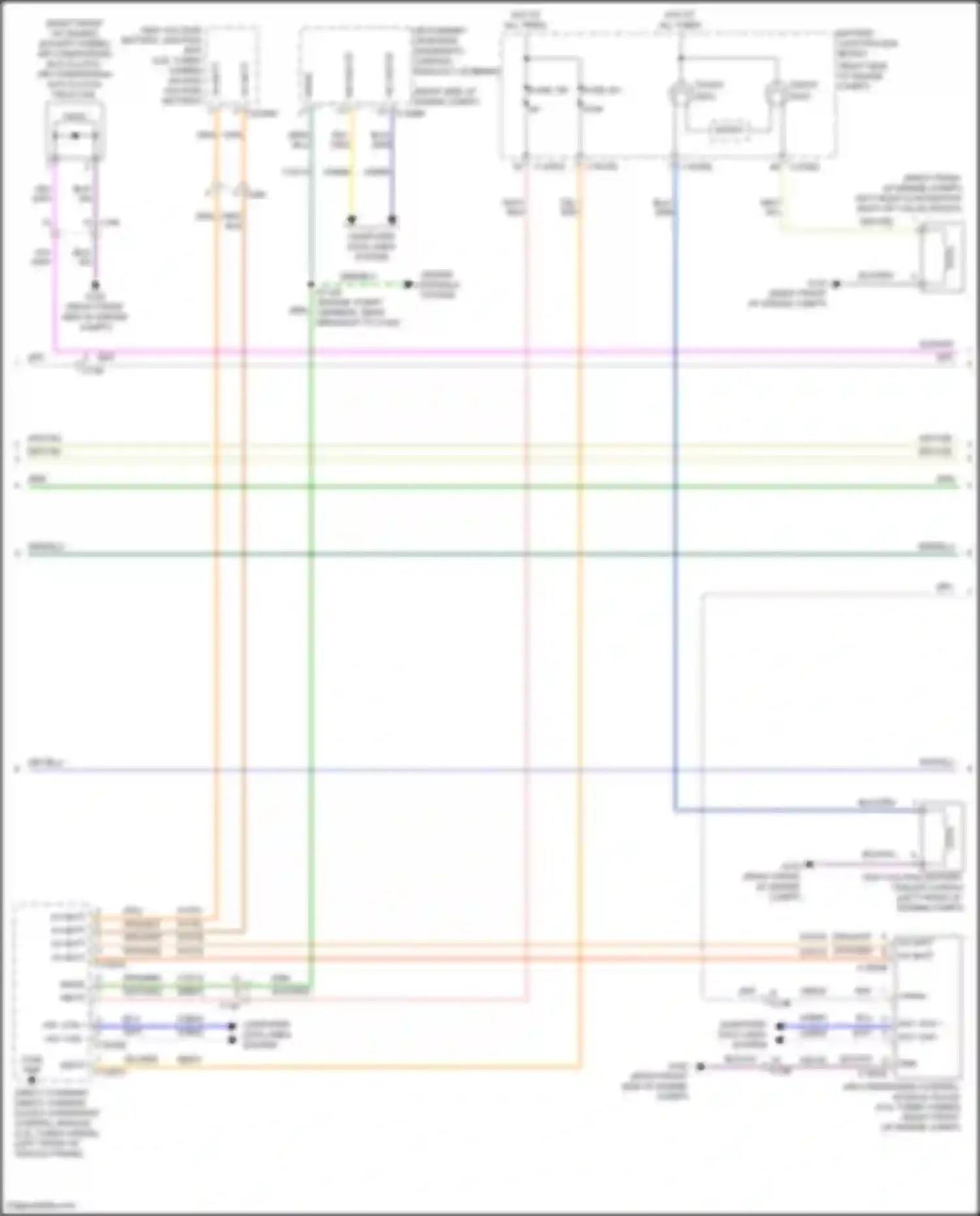 Wiring diagram except hybrid for Ford F-150 XIV (2020-2024) (10 of 11)
