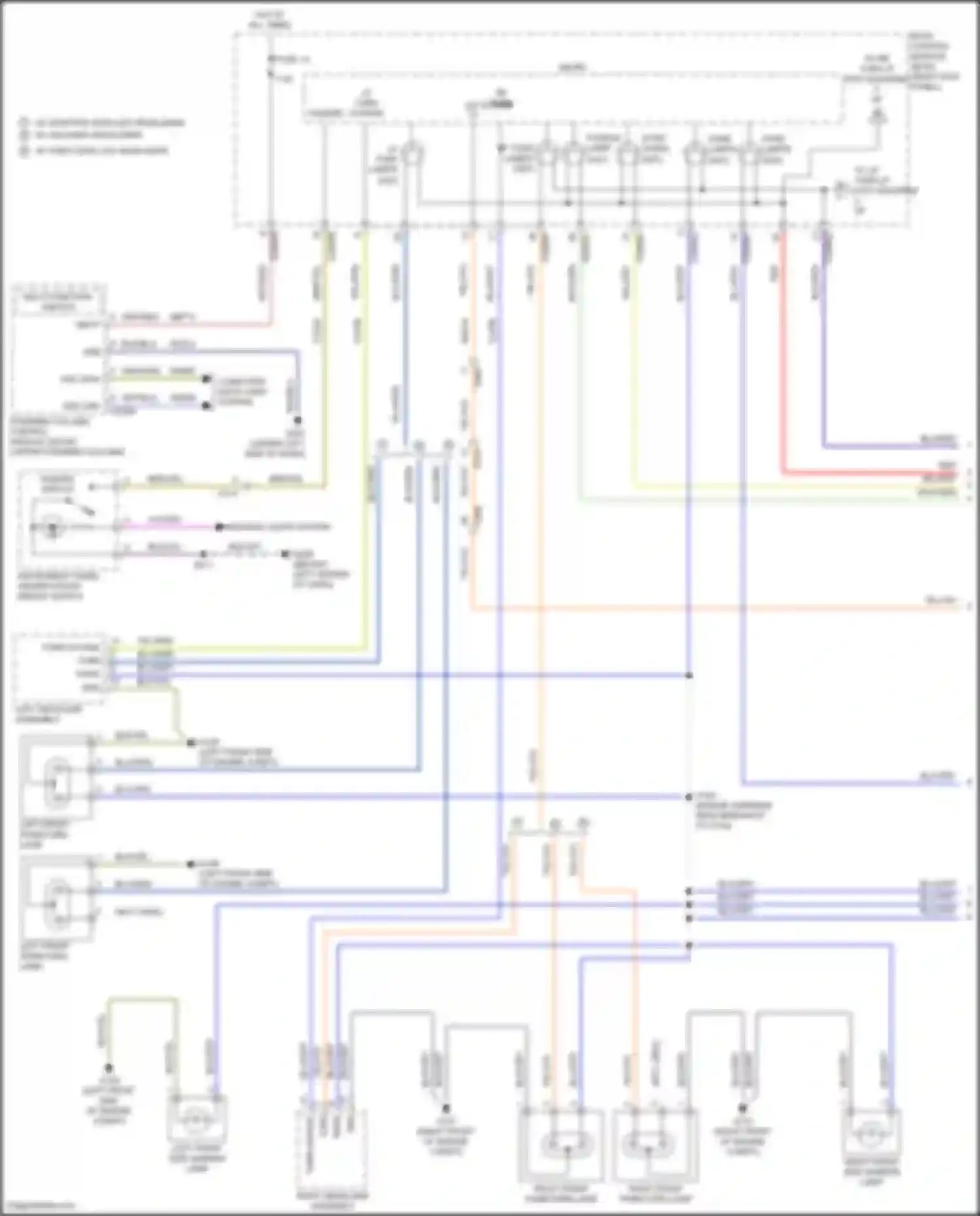 Wiring diagram hazard switch for Ford F-150 XIV (2020-2024) (2 of 2)