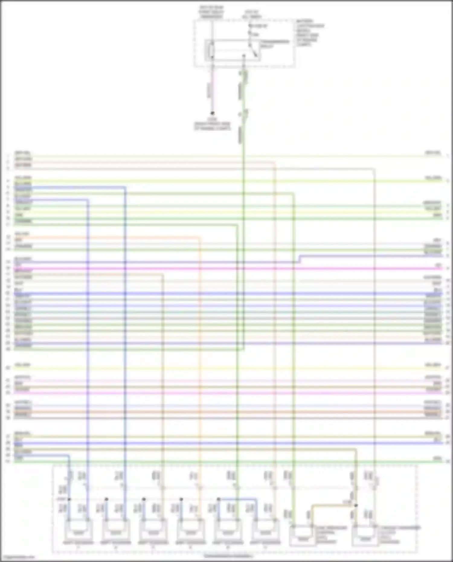 Wiring diagram hot w/ run/ start relay energized for Ford F-150 XIV (2020-2024) (2 of 4)