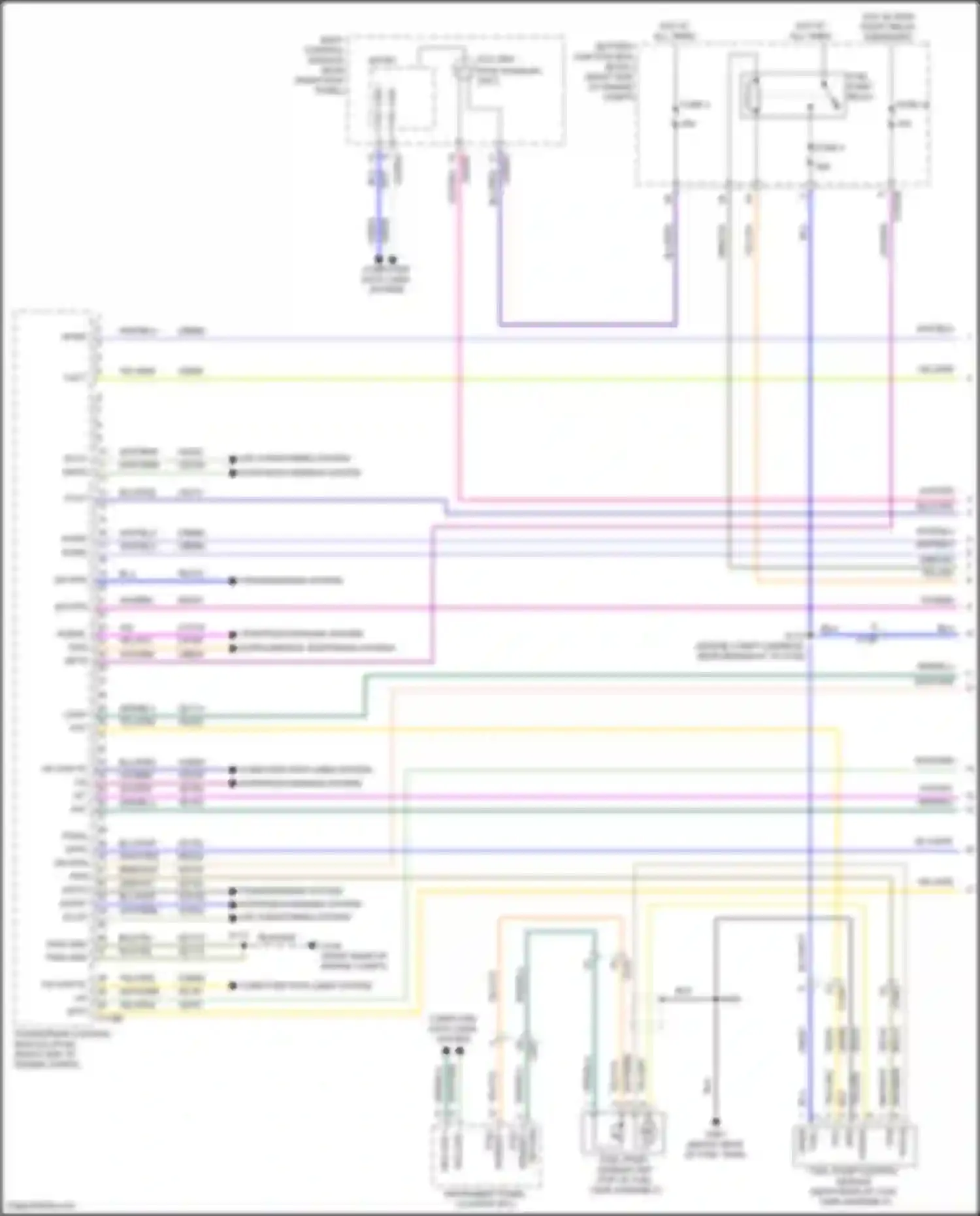 Wiring diagram hot w/ run/ start relay energized for Ford F-150 XIV (2020-2024) (3 of 4)